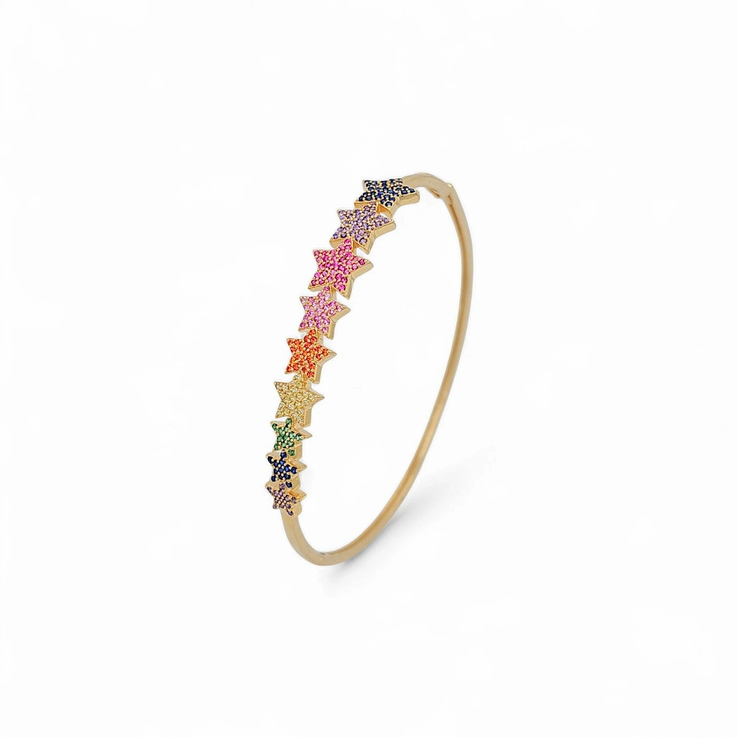 Serena Stars Mix Cuff Bangle view 2