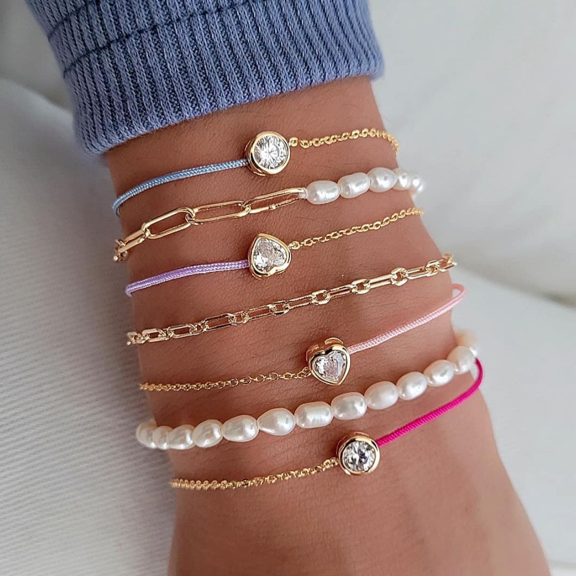 Lucia Half Cordchain Bracelet view 2