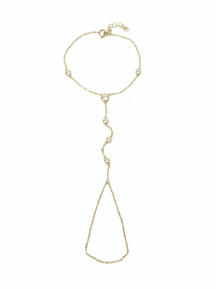 Riviera Hand Chain Le Vie Pavé Necklace view 2
