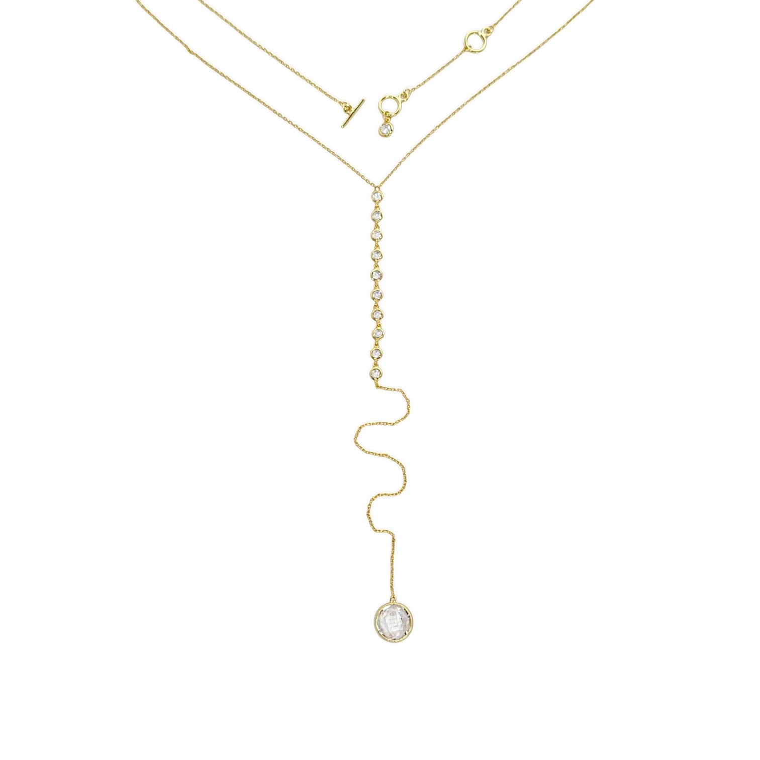 Firenze Beauty Drop Lariat view 2