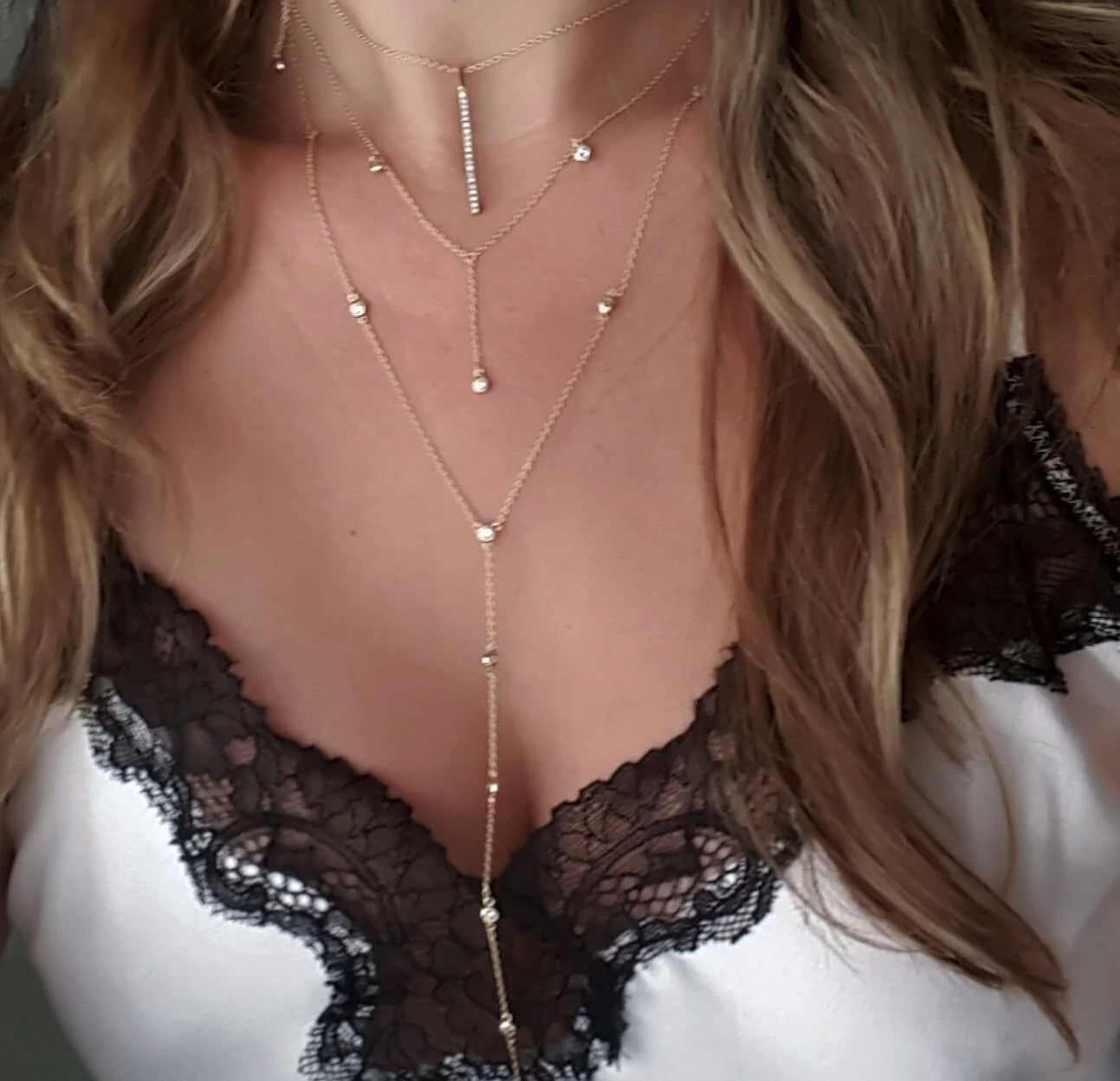 Gemma Doble Drop Lariat view 4