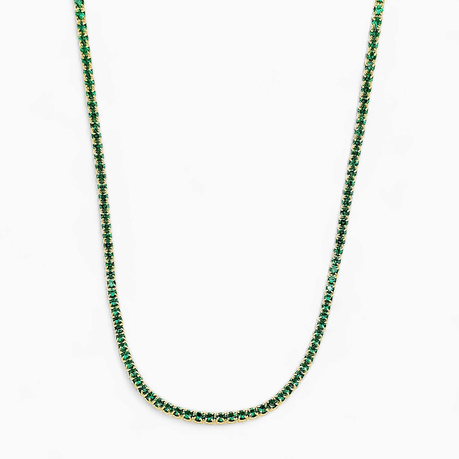 Gioia Tennis 2mm Necklace view 5