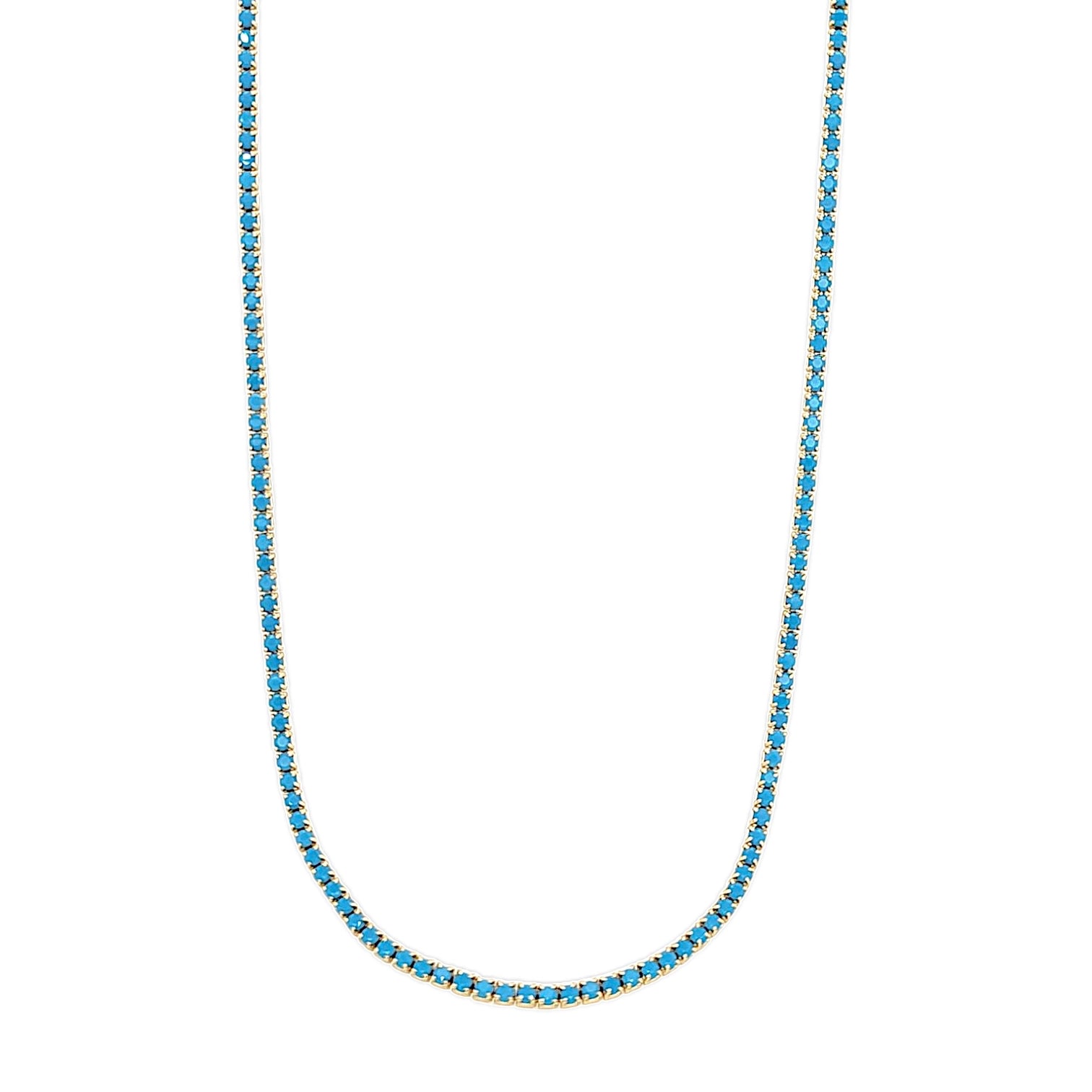 Gioia Tennis 2mm Necklace view 7
