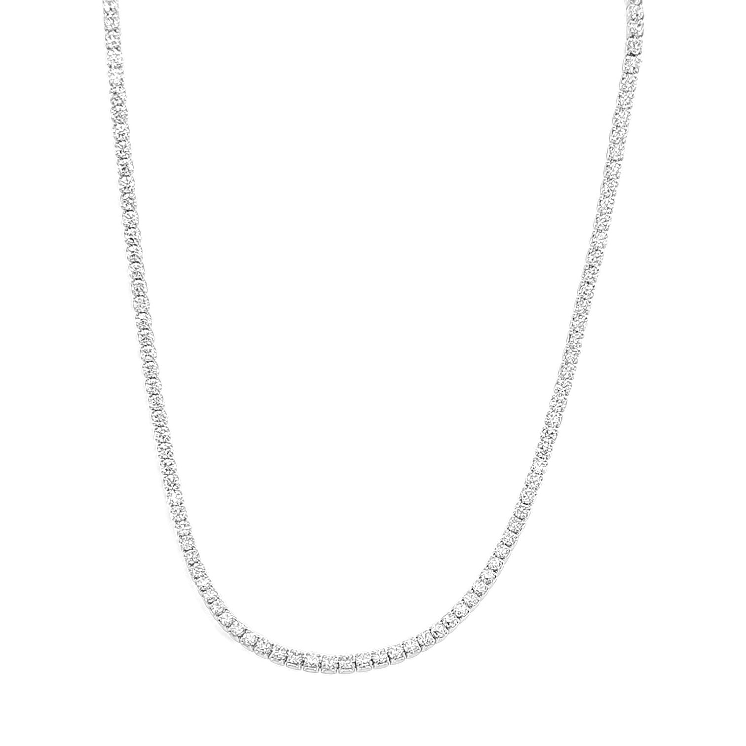 Gioia Tennis 2mm Necklace view 9