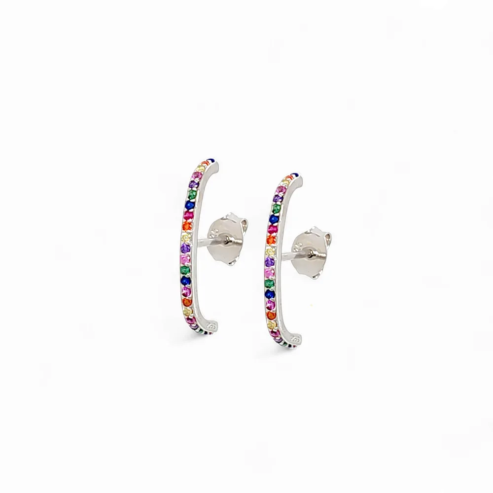 Tesoro Barlucky Pavé Studs view 3