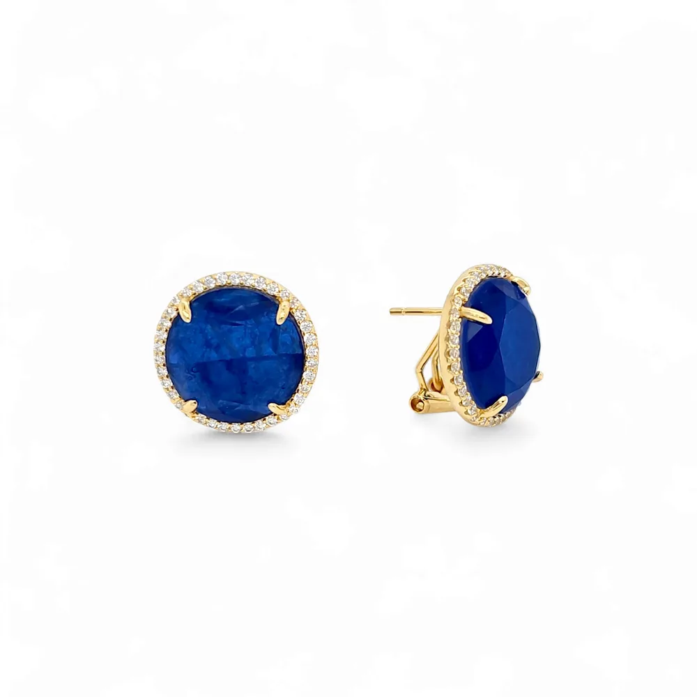 Gioia EA FRANCE Pavé Studs view 3