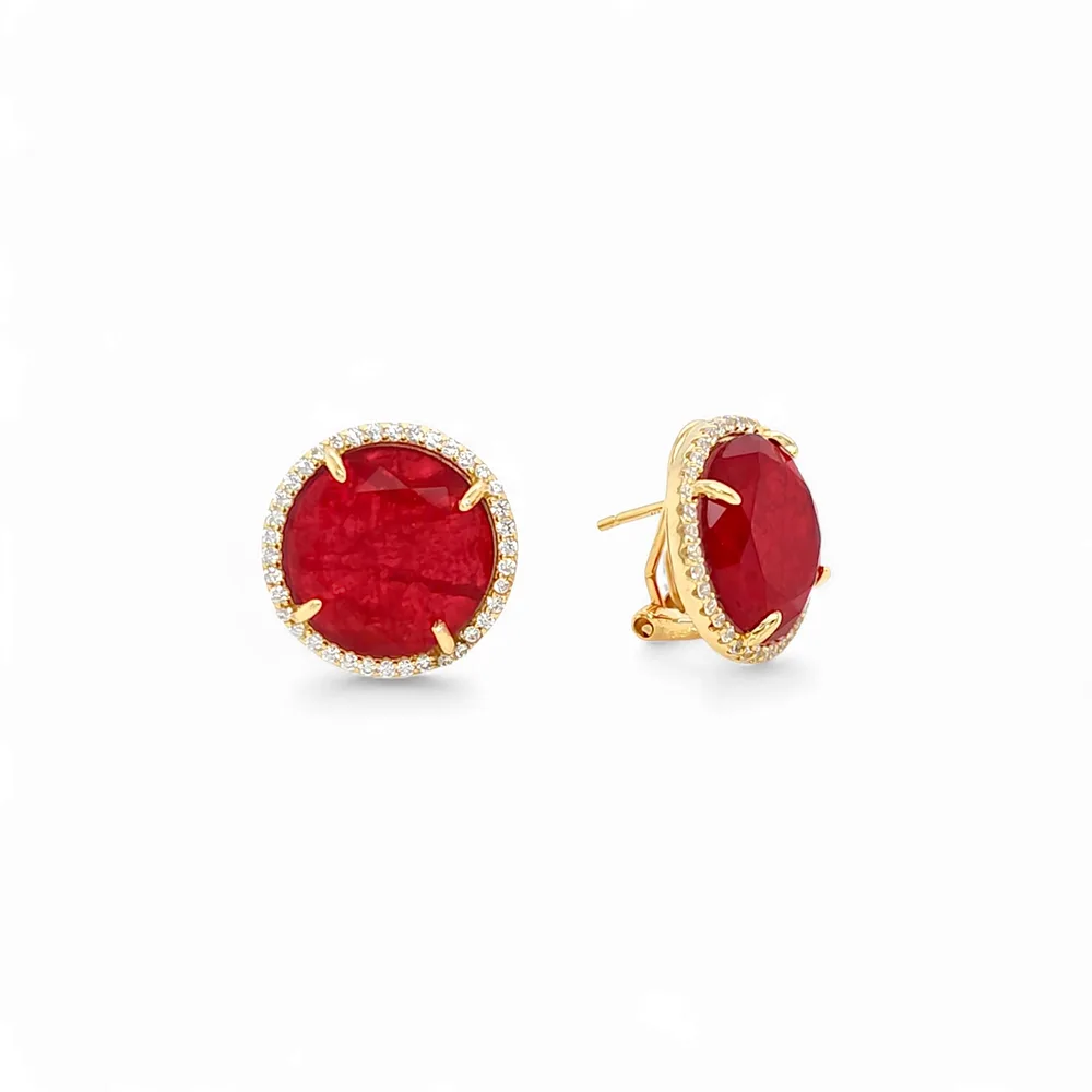 Gioia EA FRANCE Pavé Studs view 4