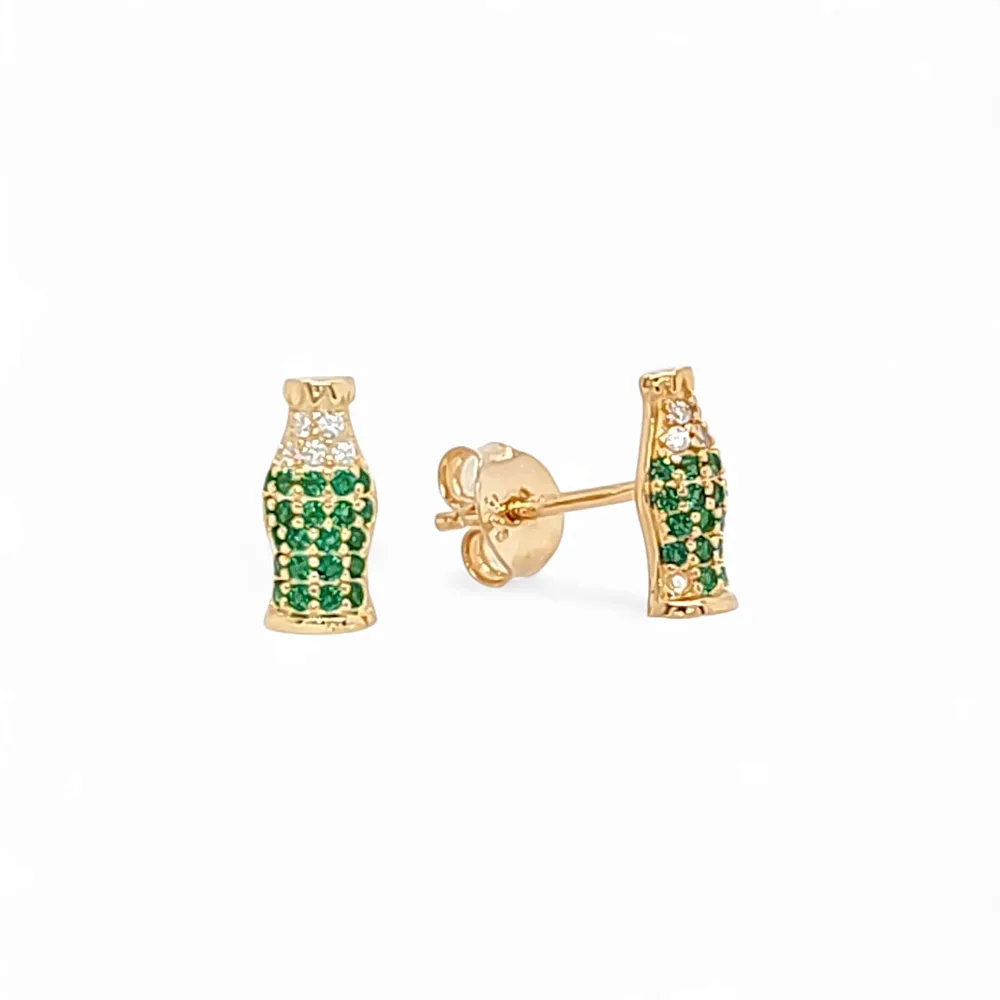 Eterna Soda Shine Pavé Studs view 3