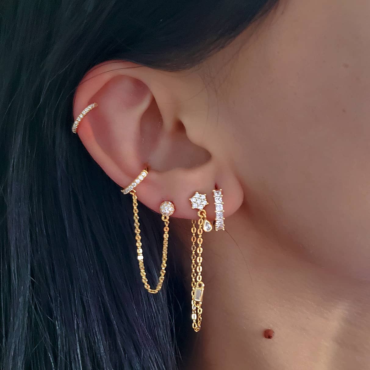 Verona Amore Drop Earrings view 2