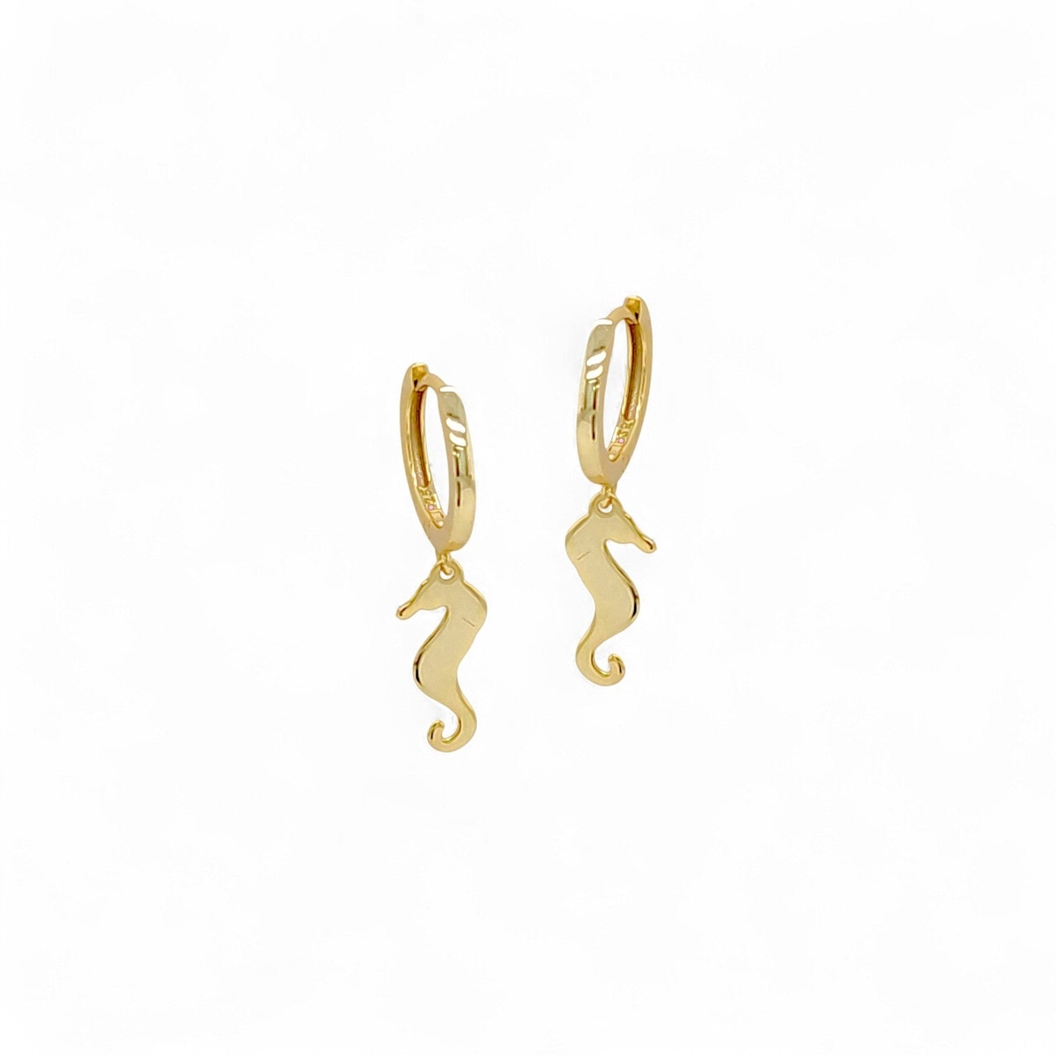 Tesoro little sea horse Earrings in Gold - 925 Sterling Silver Wholesale Jewelry