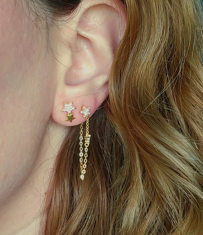Bellissima EA 2 Star Pavé Studs view 2