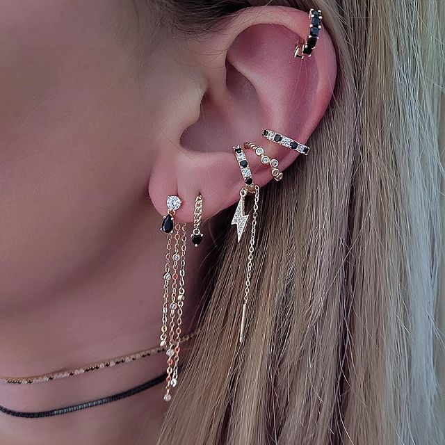 Bella 2Dots Pavé Studs view 2