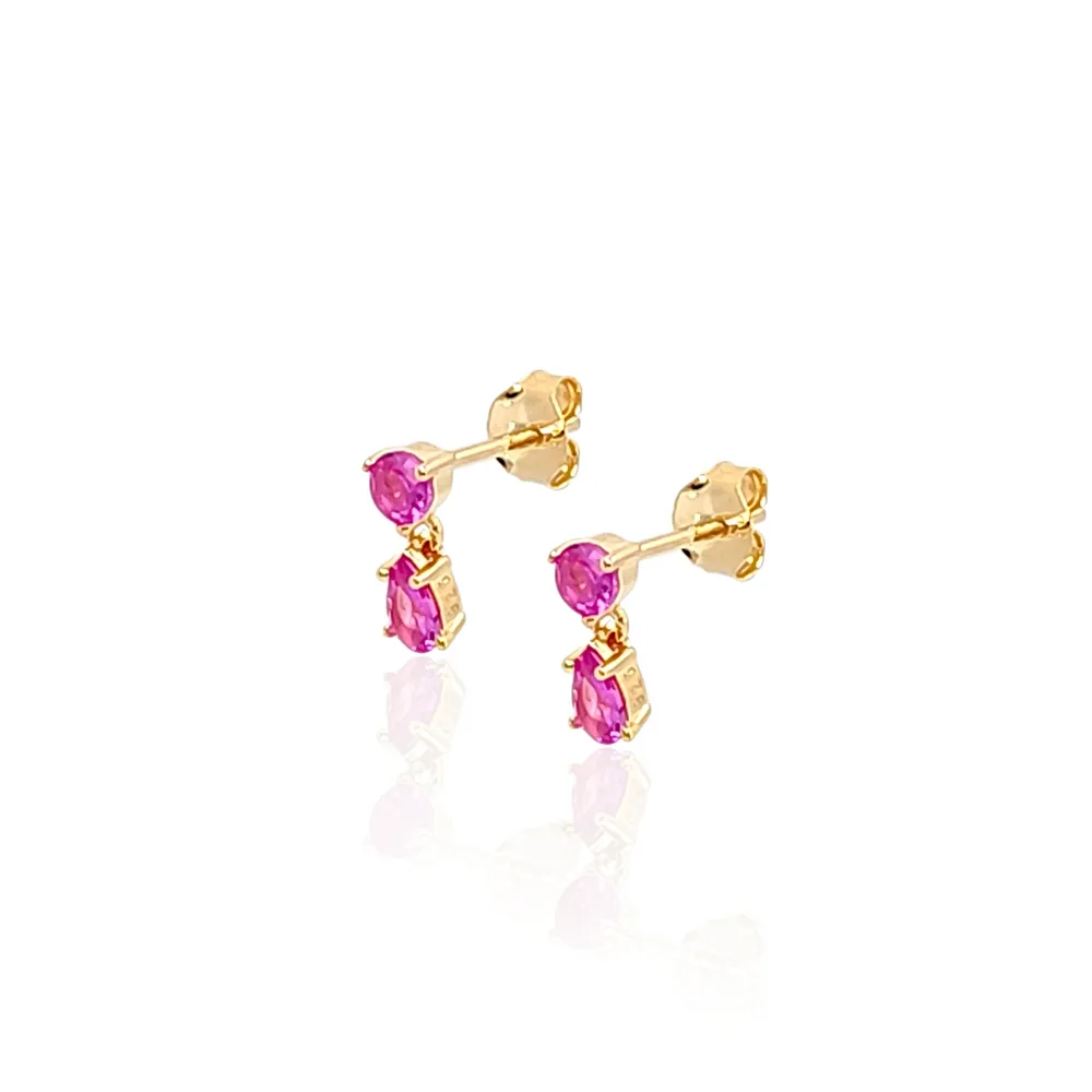 Bella 2Dots Pavé Studs view 3