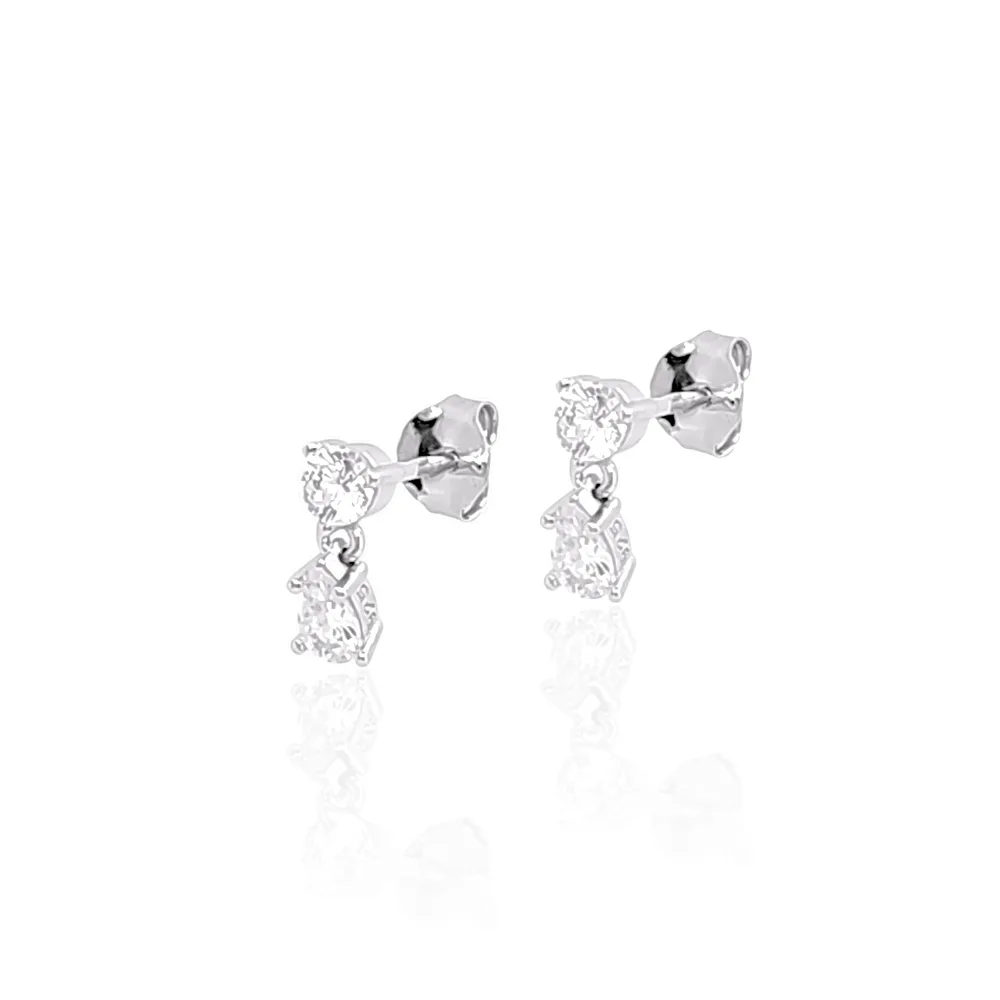 Bella 2Dots Pavé Studs view 6