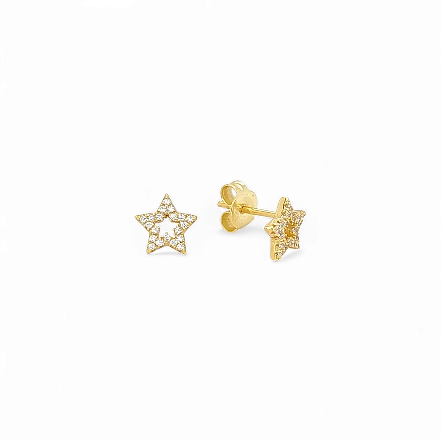 Valentina EA Pentastar Pavé Studs view 2