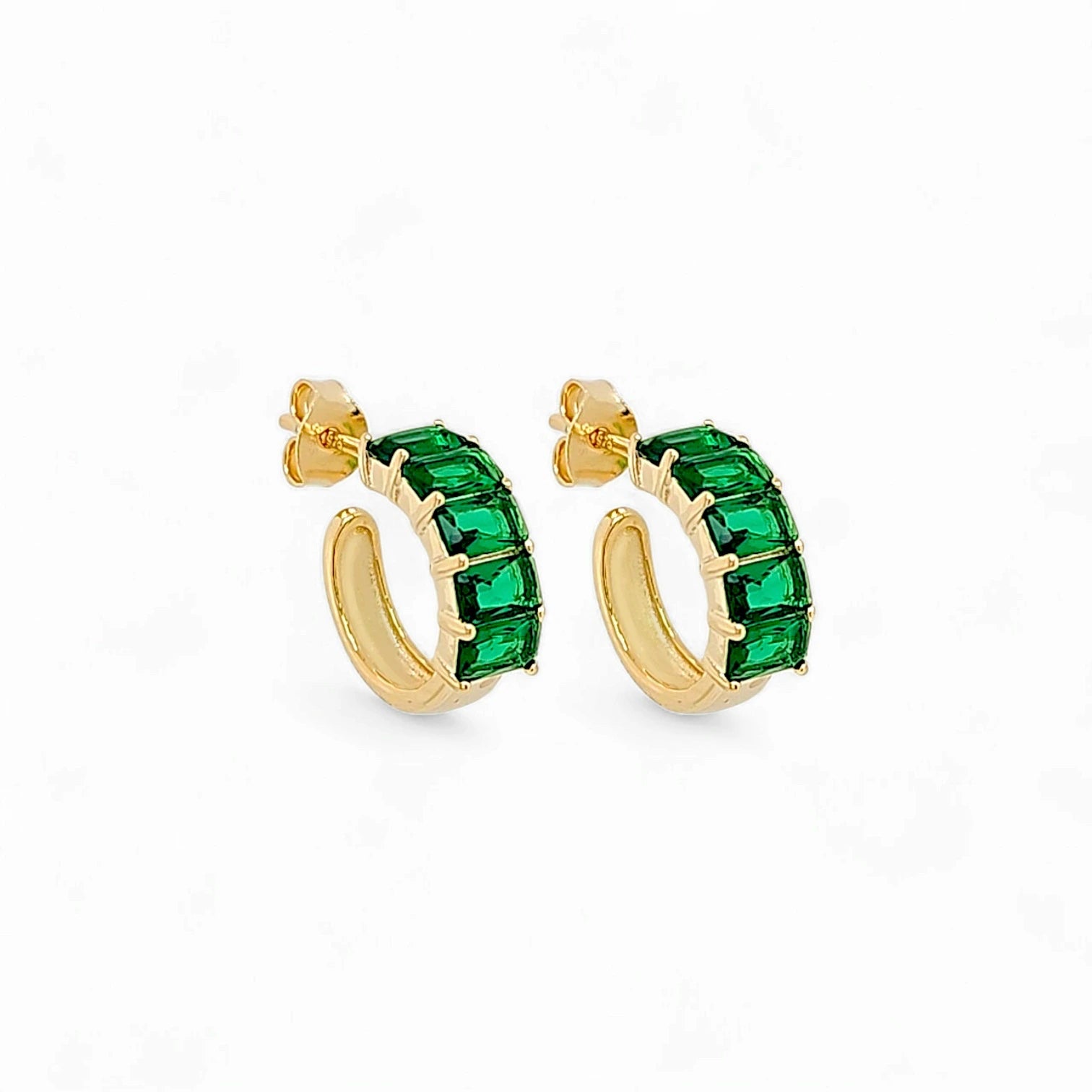 Amalfi EA Majestic Huggie Hoops view 2