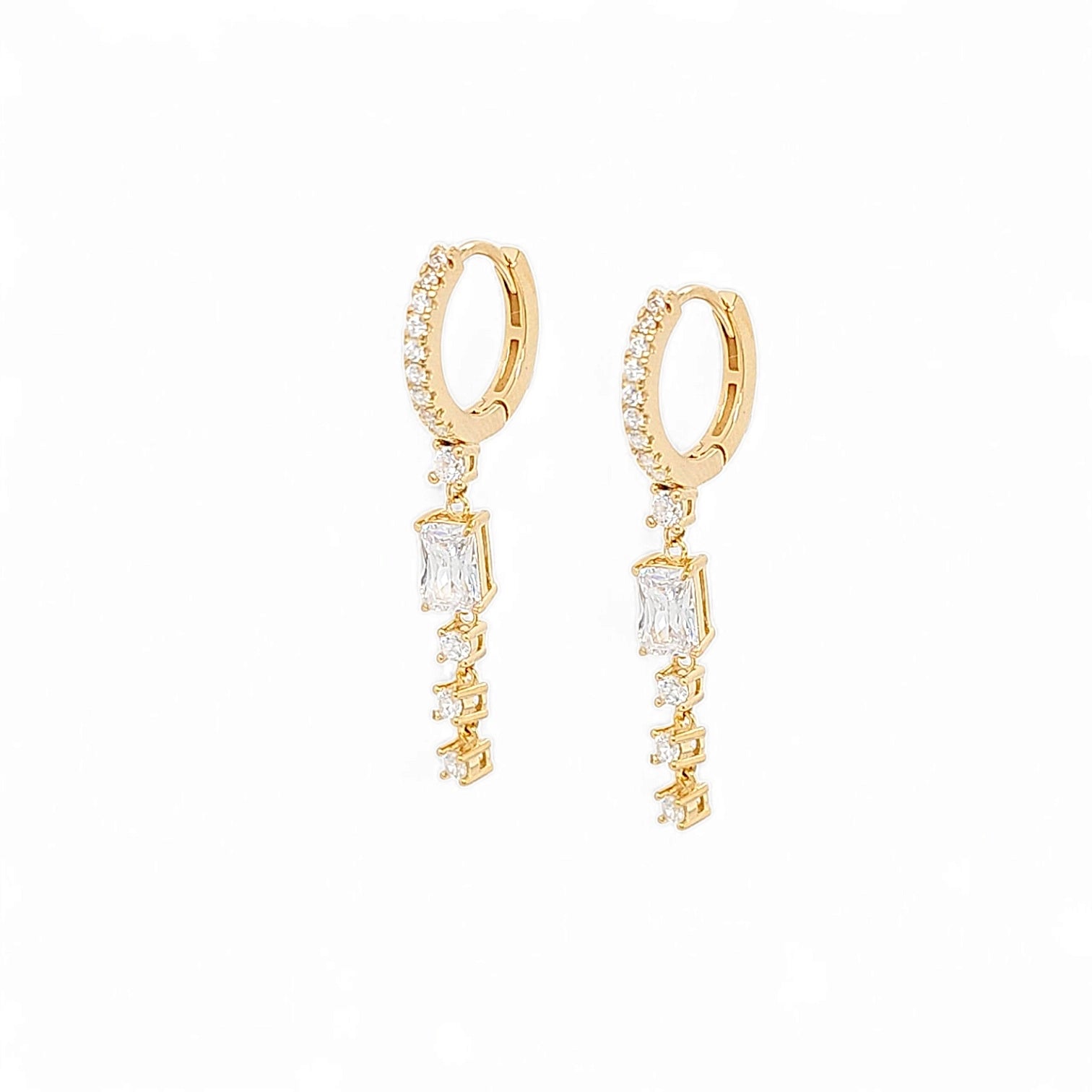 Celeste Ada Huggie Hoops in Gold - 925 Sterling Silver Wholesale Jewelry