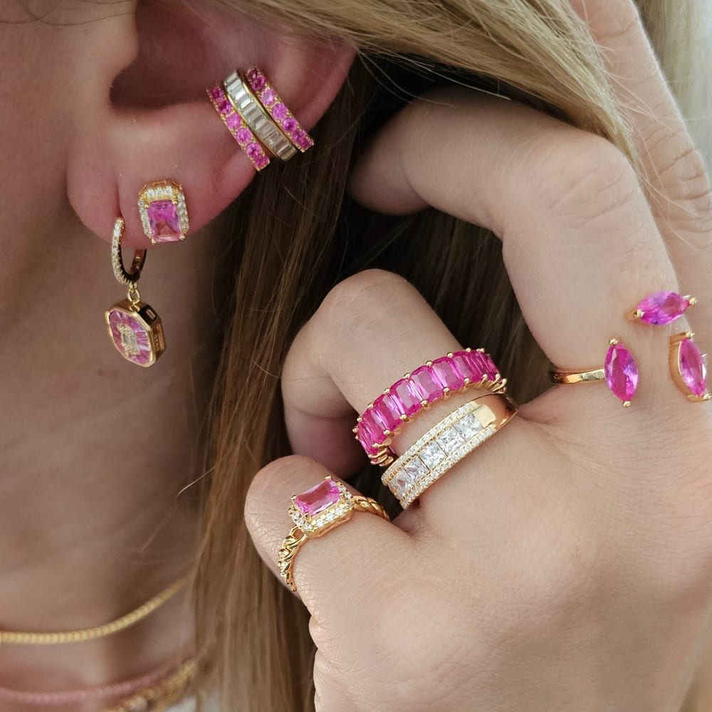 Serena EA Juliet Pavé Studs view 4