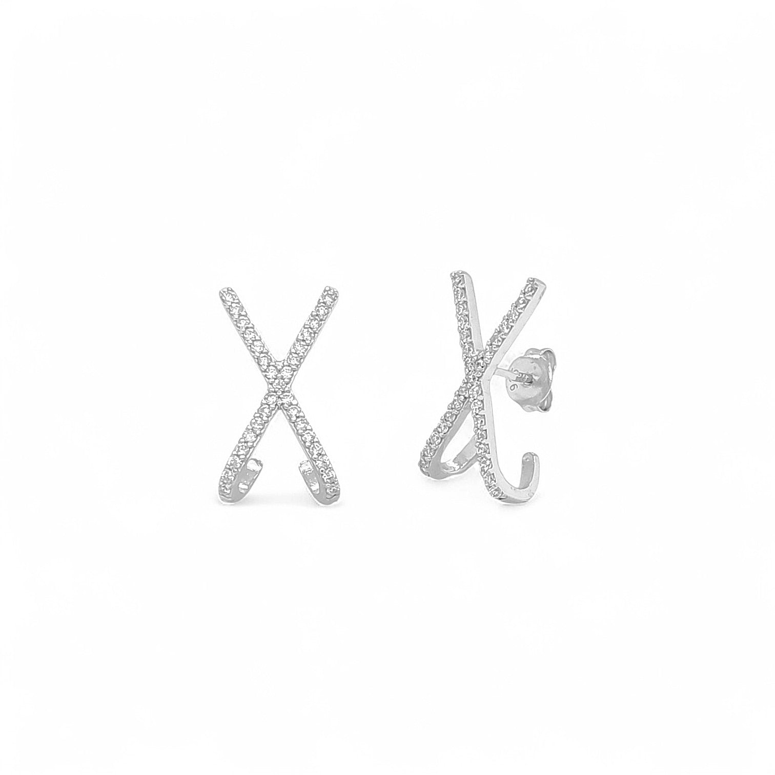 Amalfi X Pavé Earrings view 3