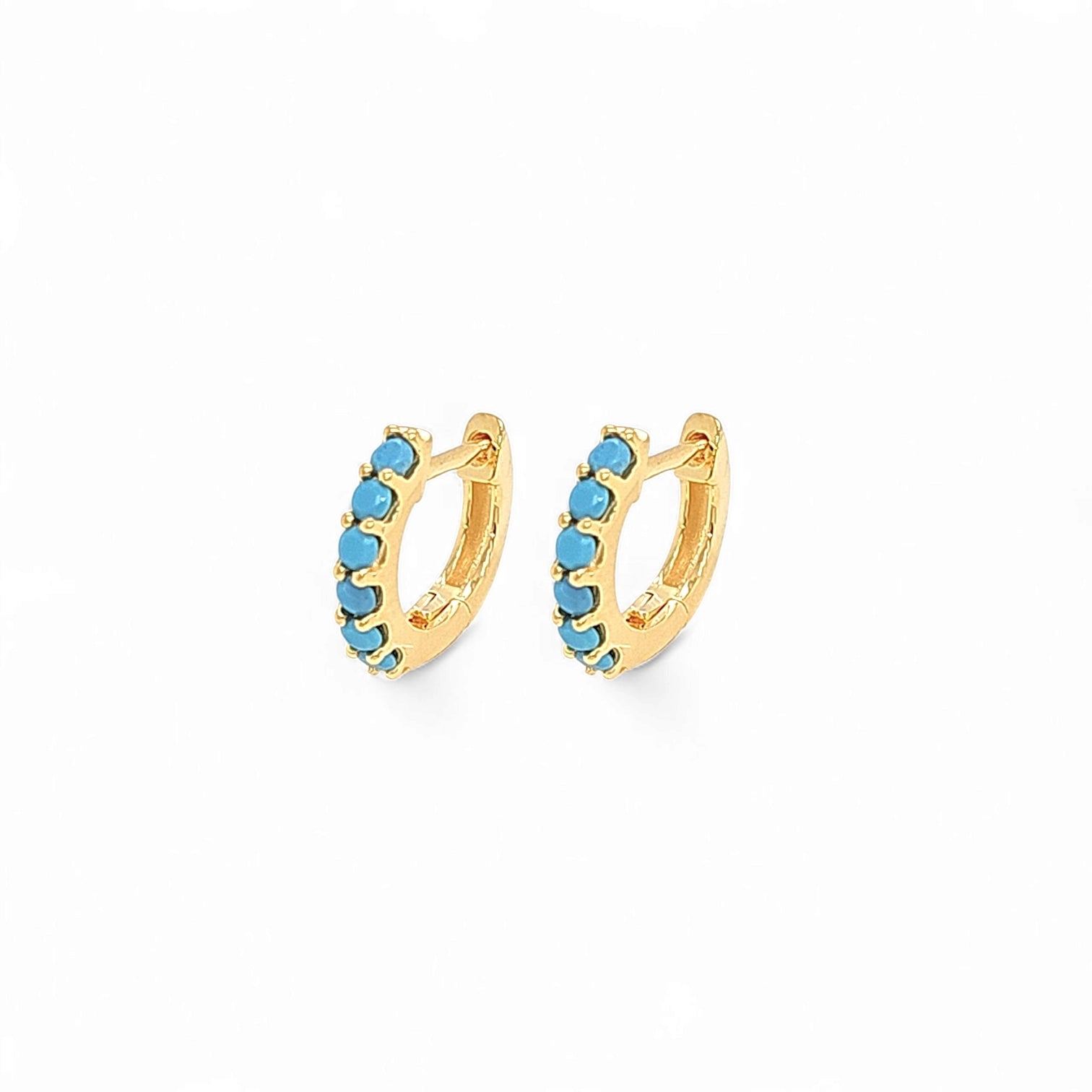 Fiore Classic Huggie Hoops view 4