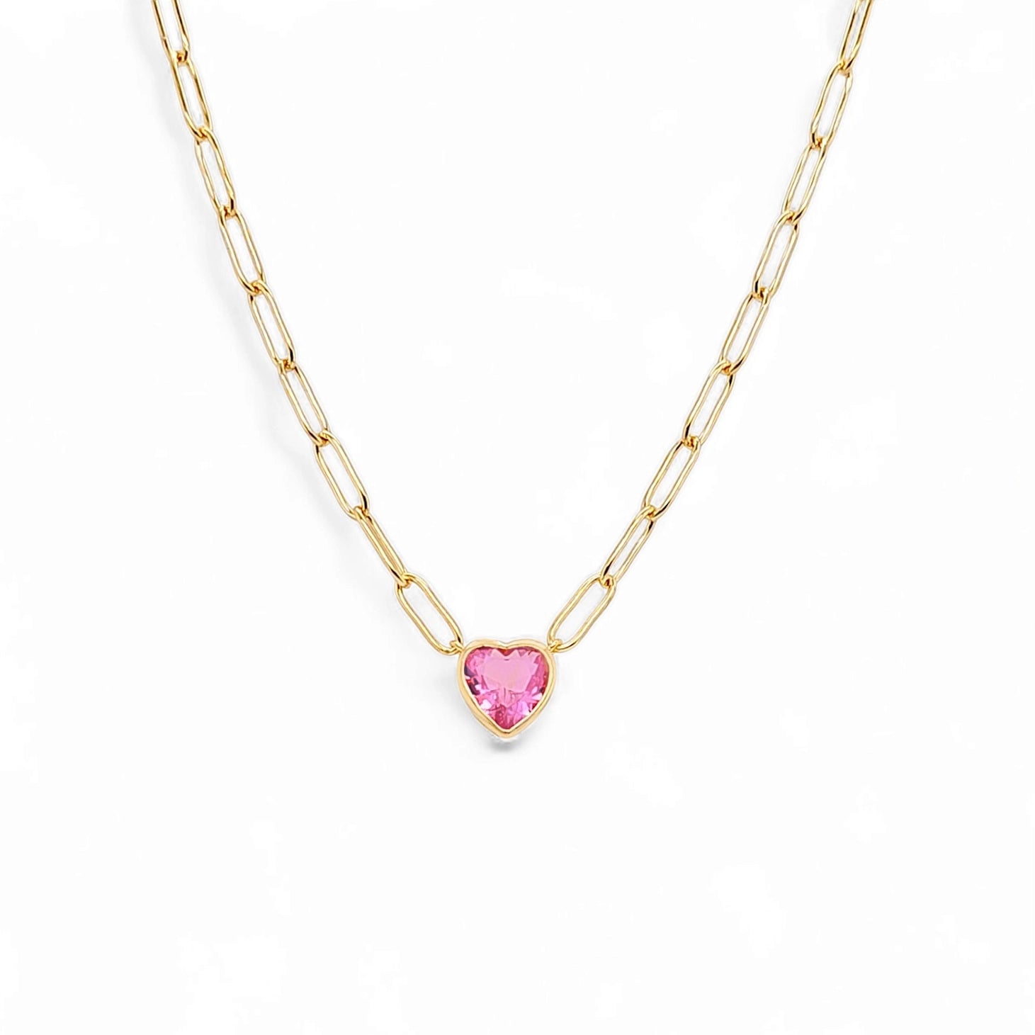 Solare Link Heart Necklace view 3