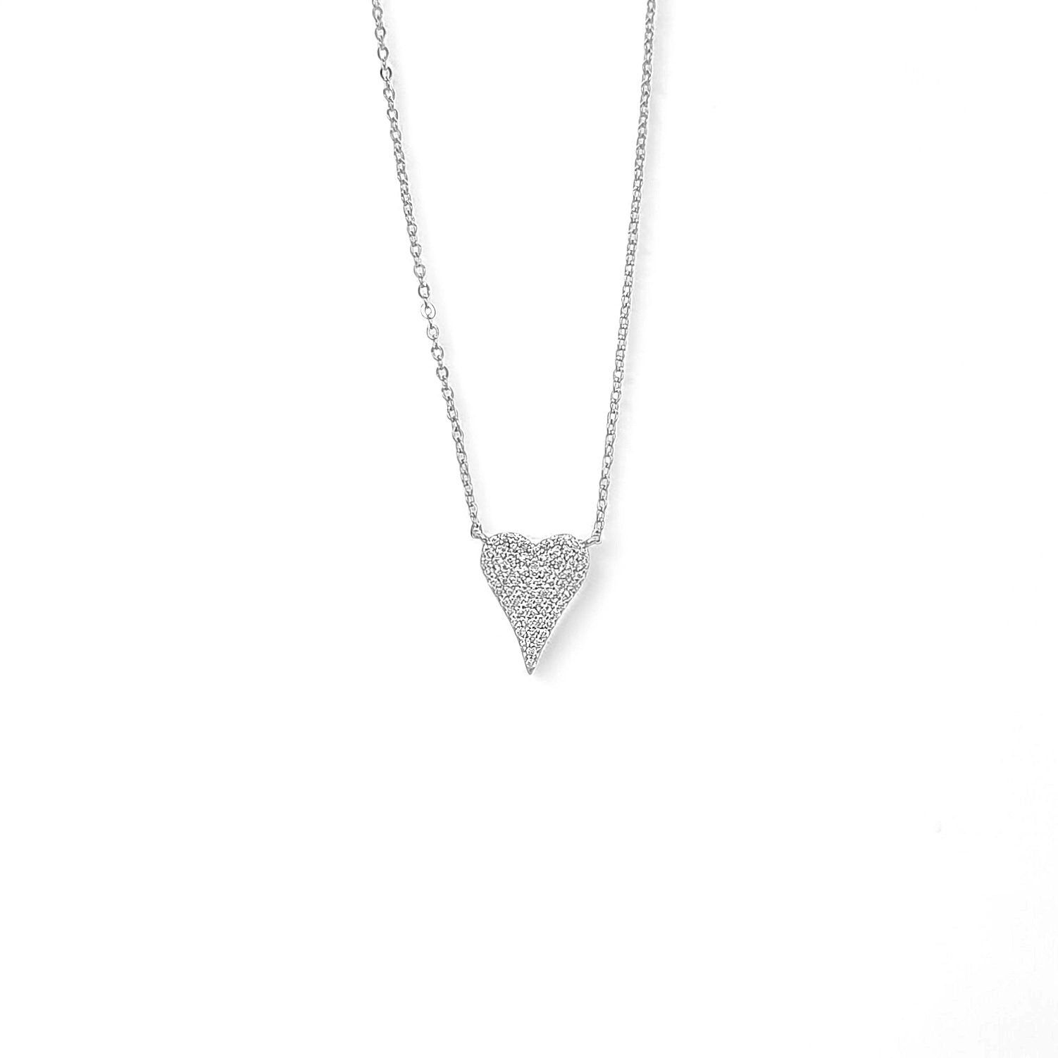 Lumina Heart Pavé Necklace view 2
