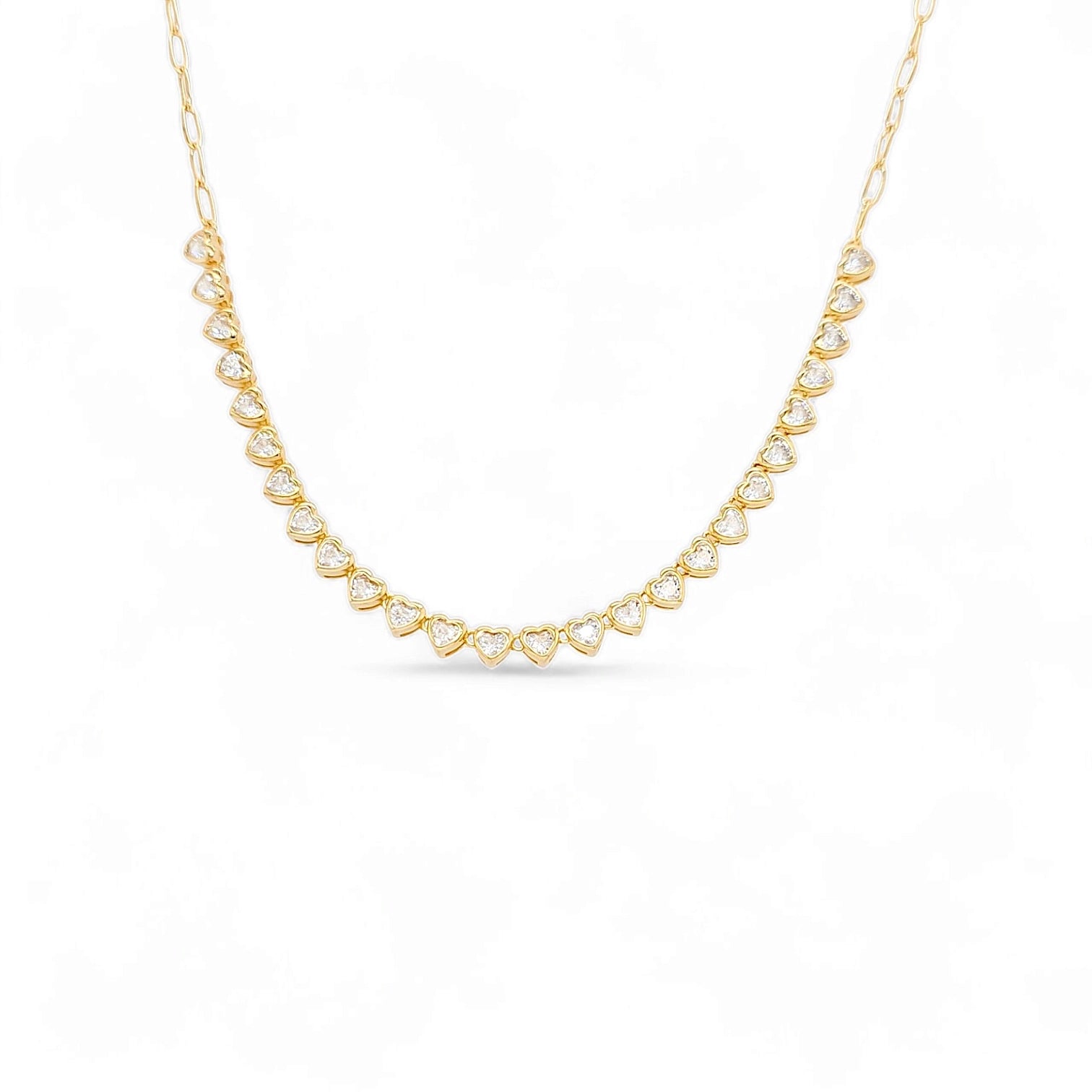 Bella Chloe Necklace in Gold - 925 Sterling Silver Wholesale Jewelry