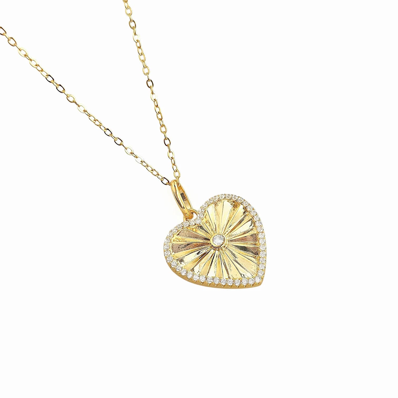 Aura Heartflare Pendant Necklace view 3