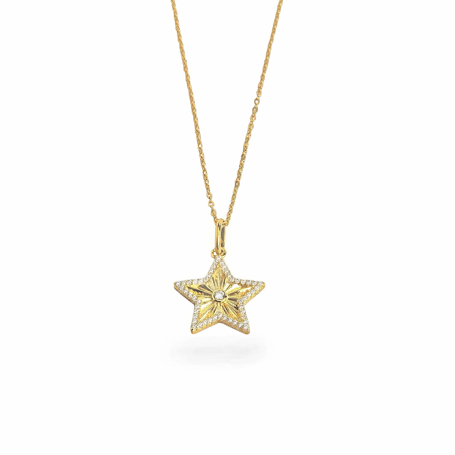 Celeste Starflare Pendant Necklace view 3