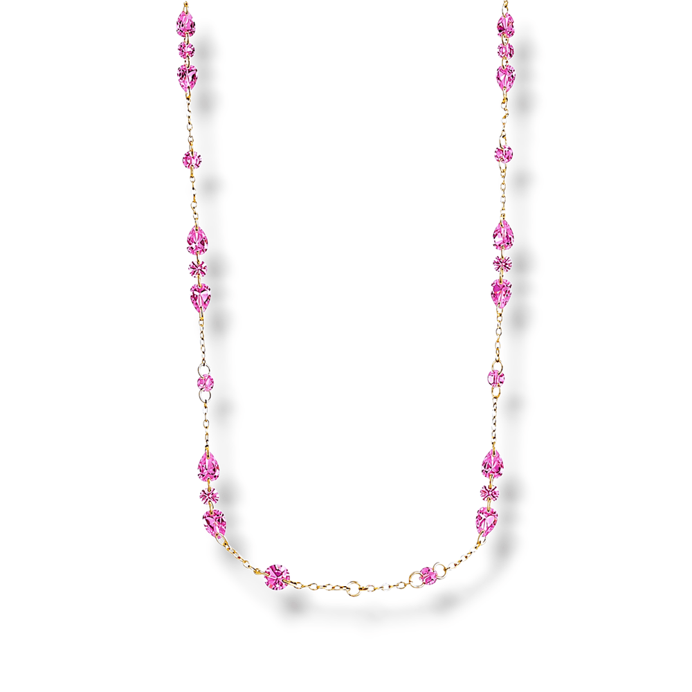 Eterna Long 3 Sparkle Necklace view 4