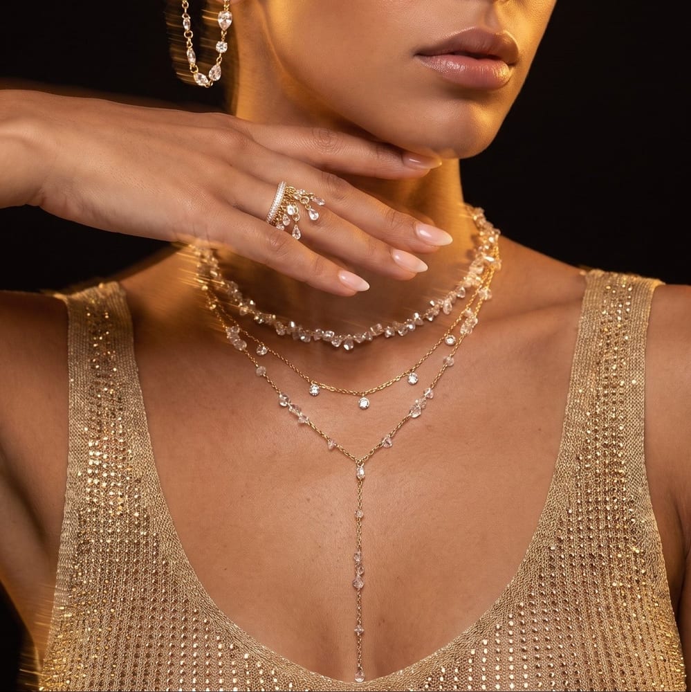 Stella Cascata Drop Lariat view 5