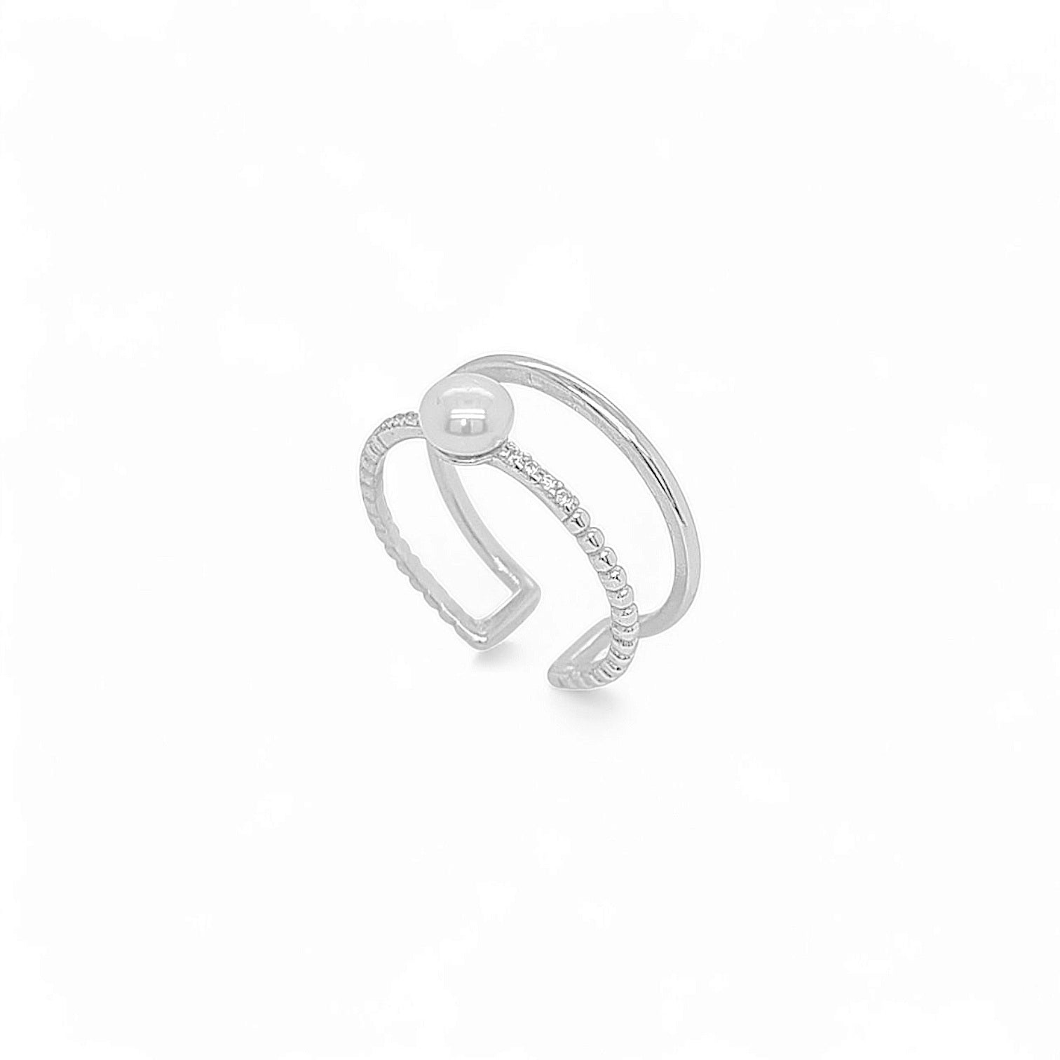 Siena Mini Pearl Cocktail Ring view 2
