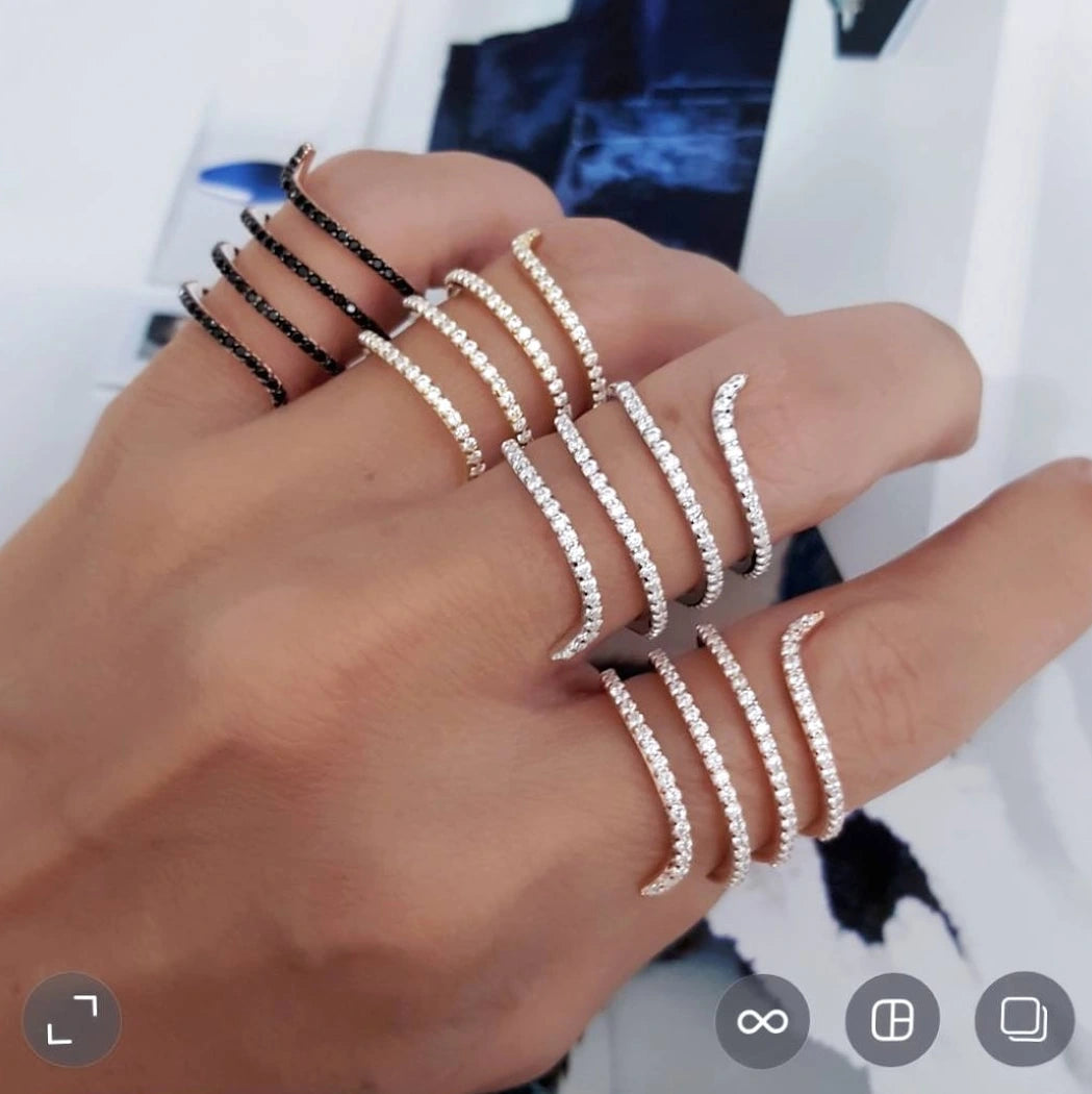 Lumina Snake Cocktail Ring view 2