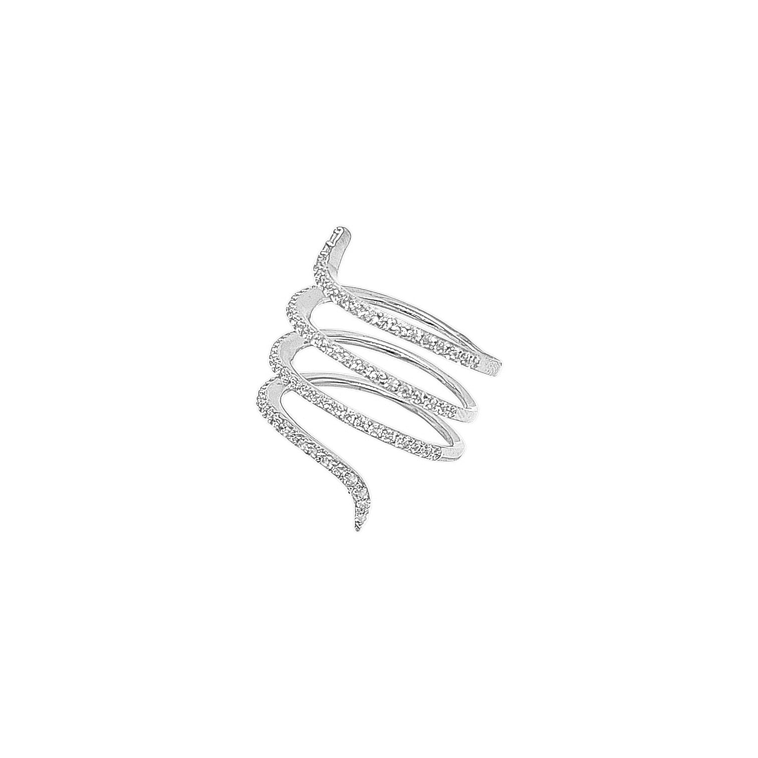 Lumina Snake Cocktail Ring view 4