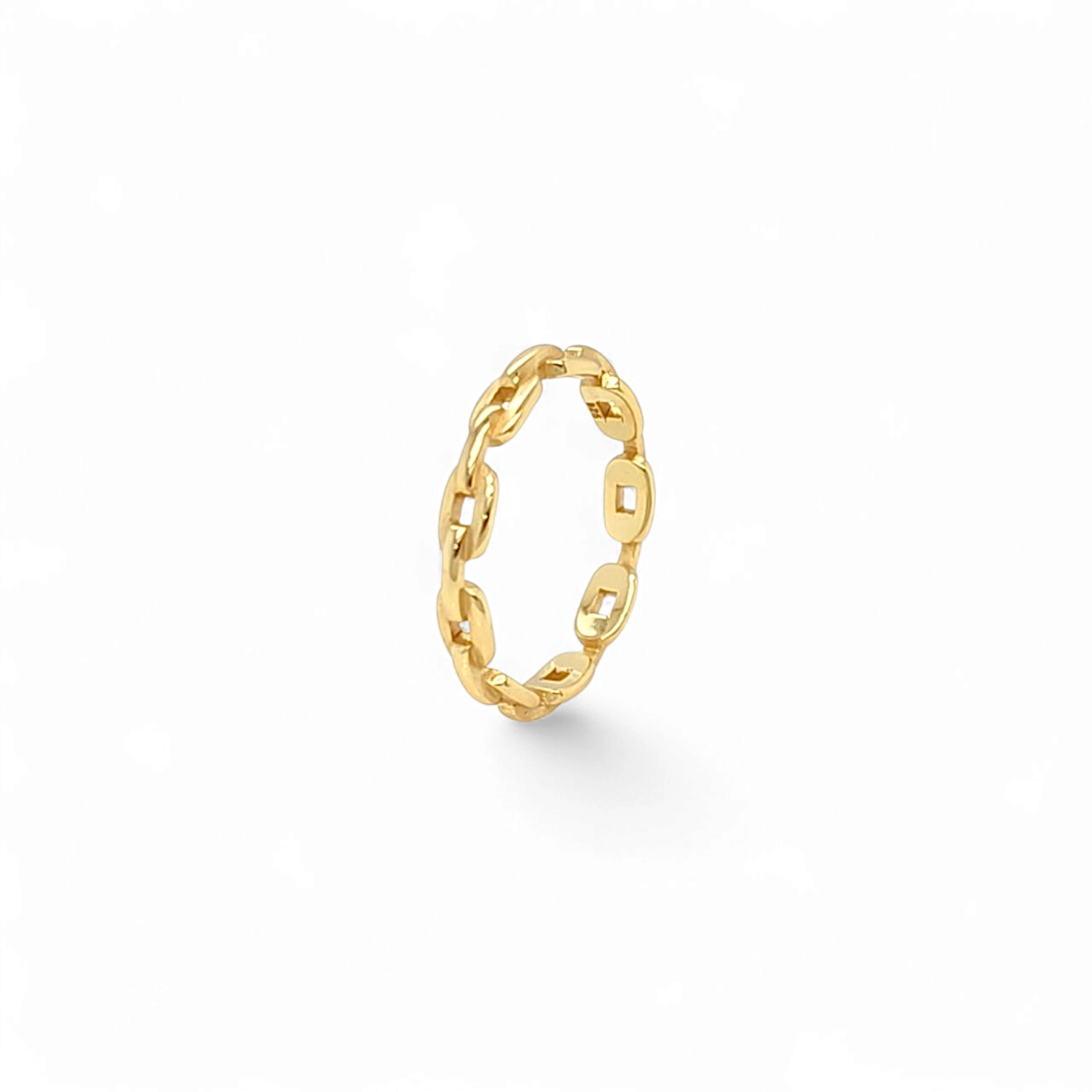 Dolce Marine Chain Eternity Band in Gold - 925 Sterling Silver Wholesale Jewelry
