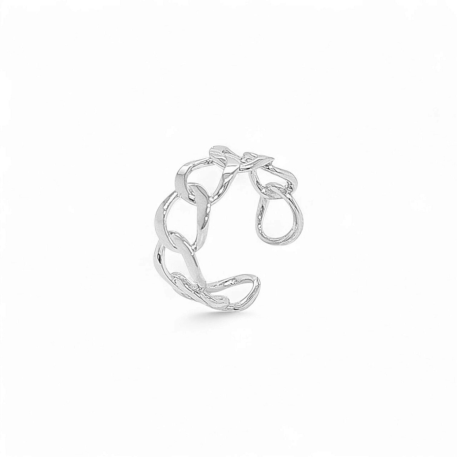 Regale Big Links Plain Cocktail Ring view 2