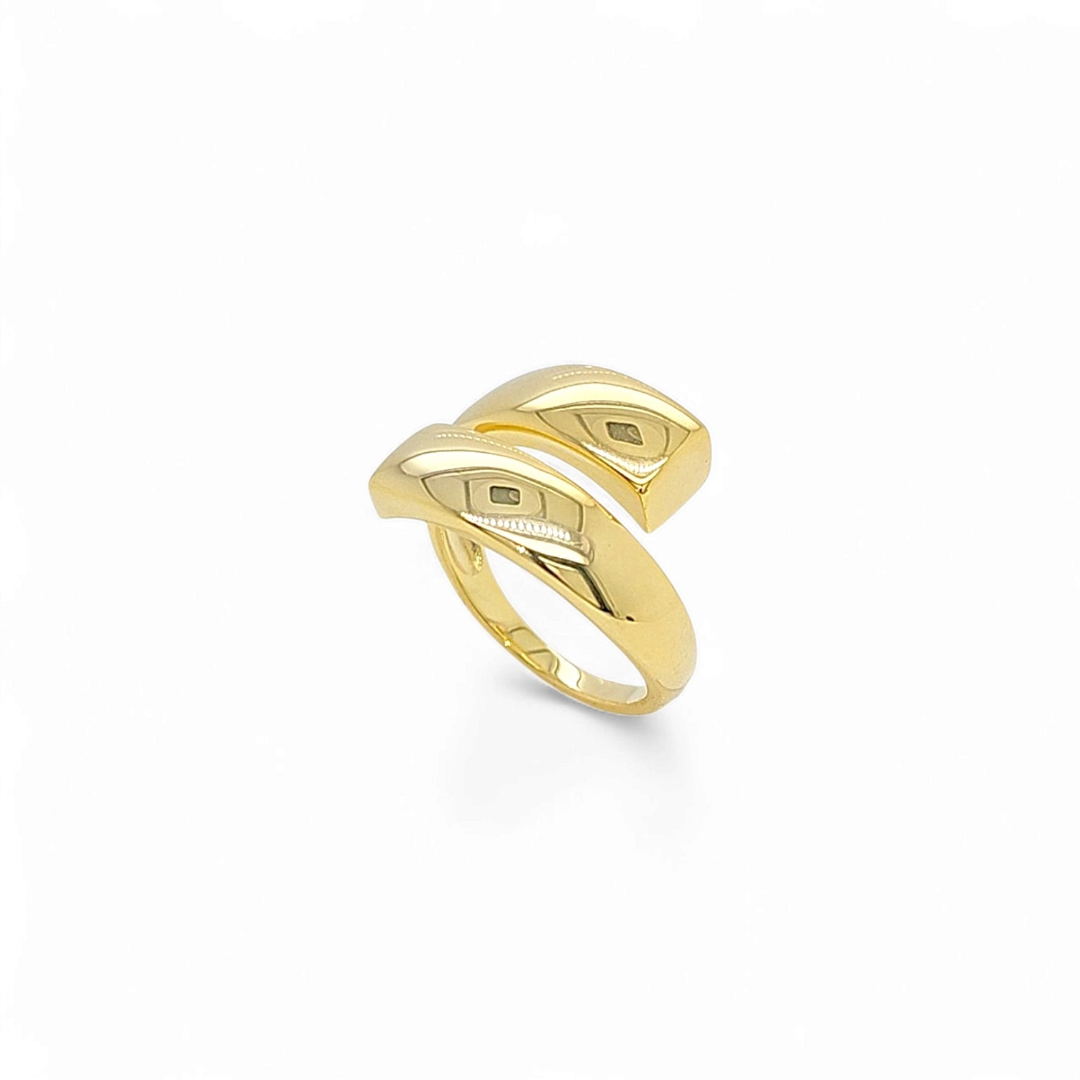 Aura Rhode Plain Cocktail Ring in Gold - 925 Sterling Silver Wholesale Jewelry