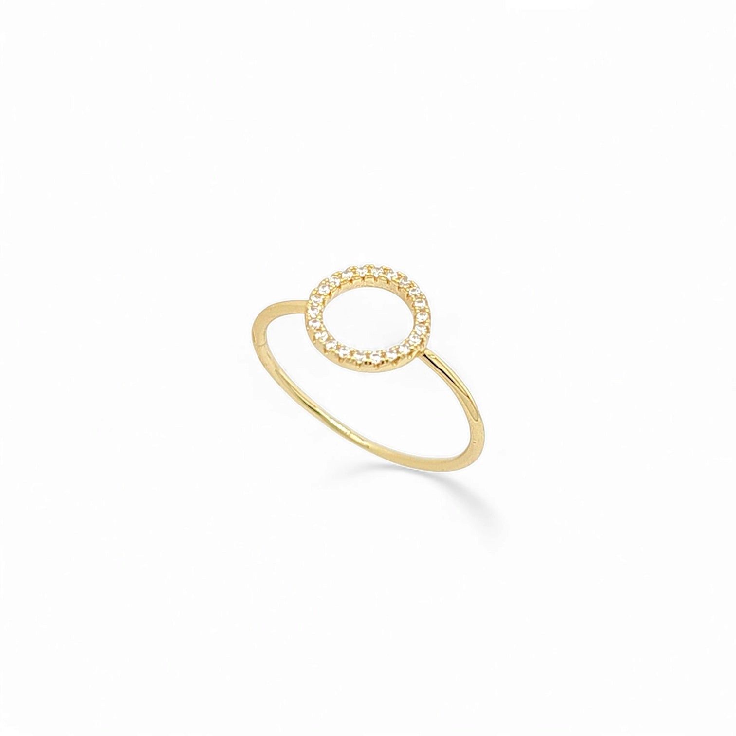 Serena Glam Cocktail Ring in Gold - 925 Sterling Silver Wholesale Jewelry