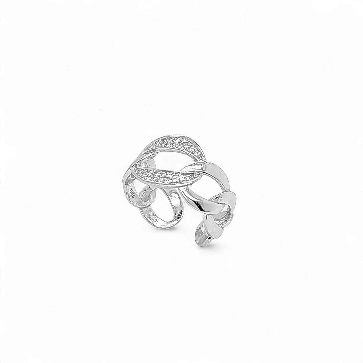 Tesoro Big Cuban Link Cocktail Ring view 2