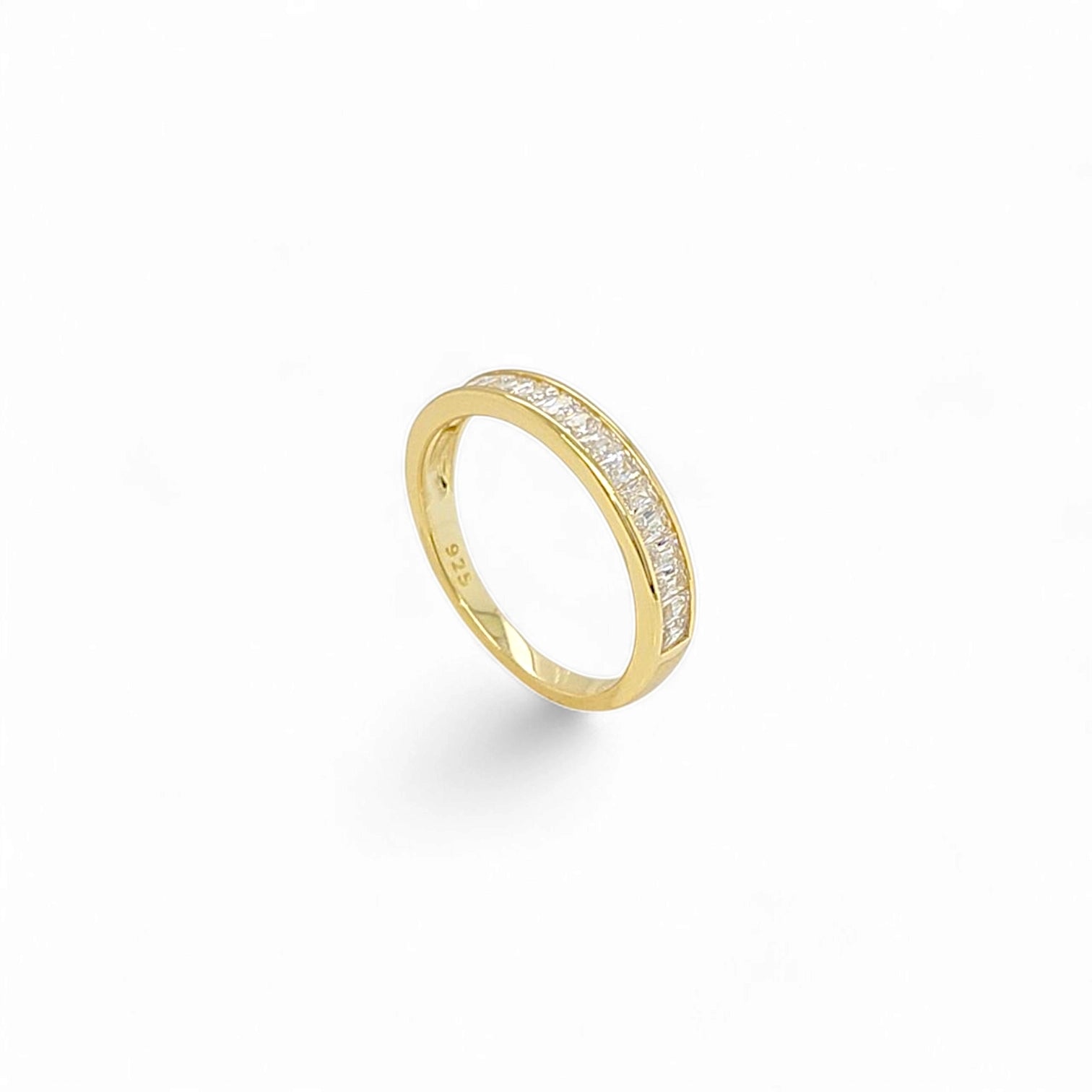 Siena Dianna Eternity Band in Gold - 925 Sterling Silver Wholesale Jewelry