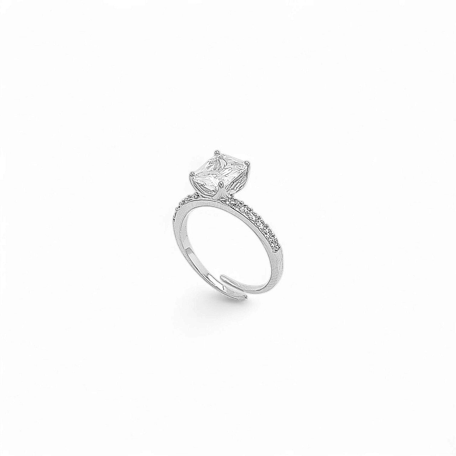 Regale Engaged Square Eternity Band view 2