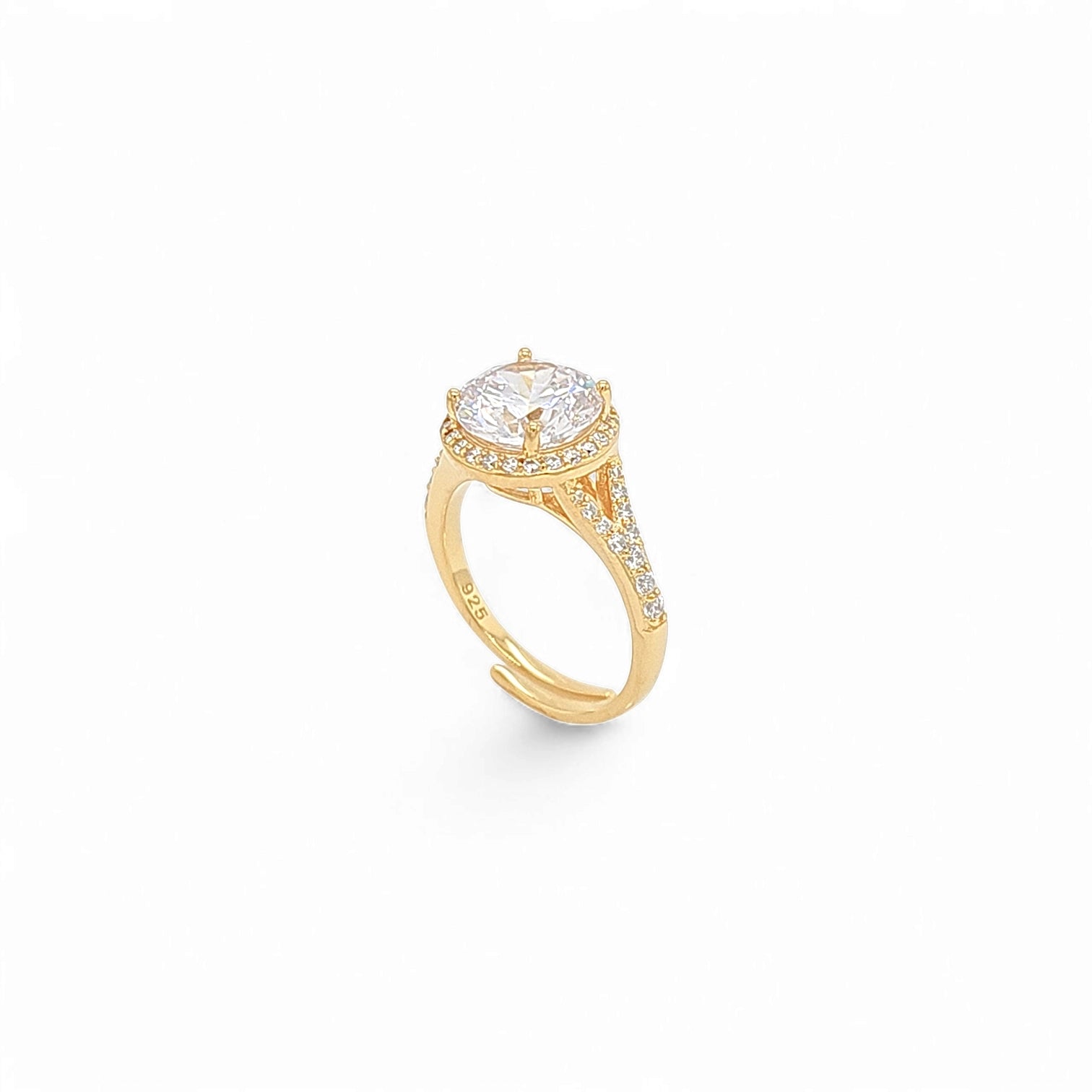 Solare Engaged Round Eternity Band in Gold - 925 Sterling Silver Wholesale Jewelry