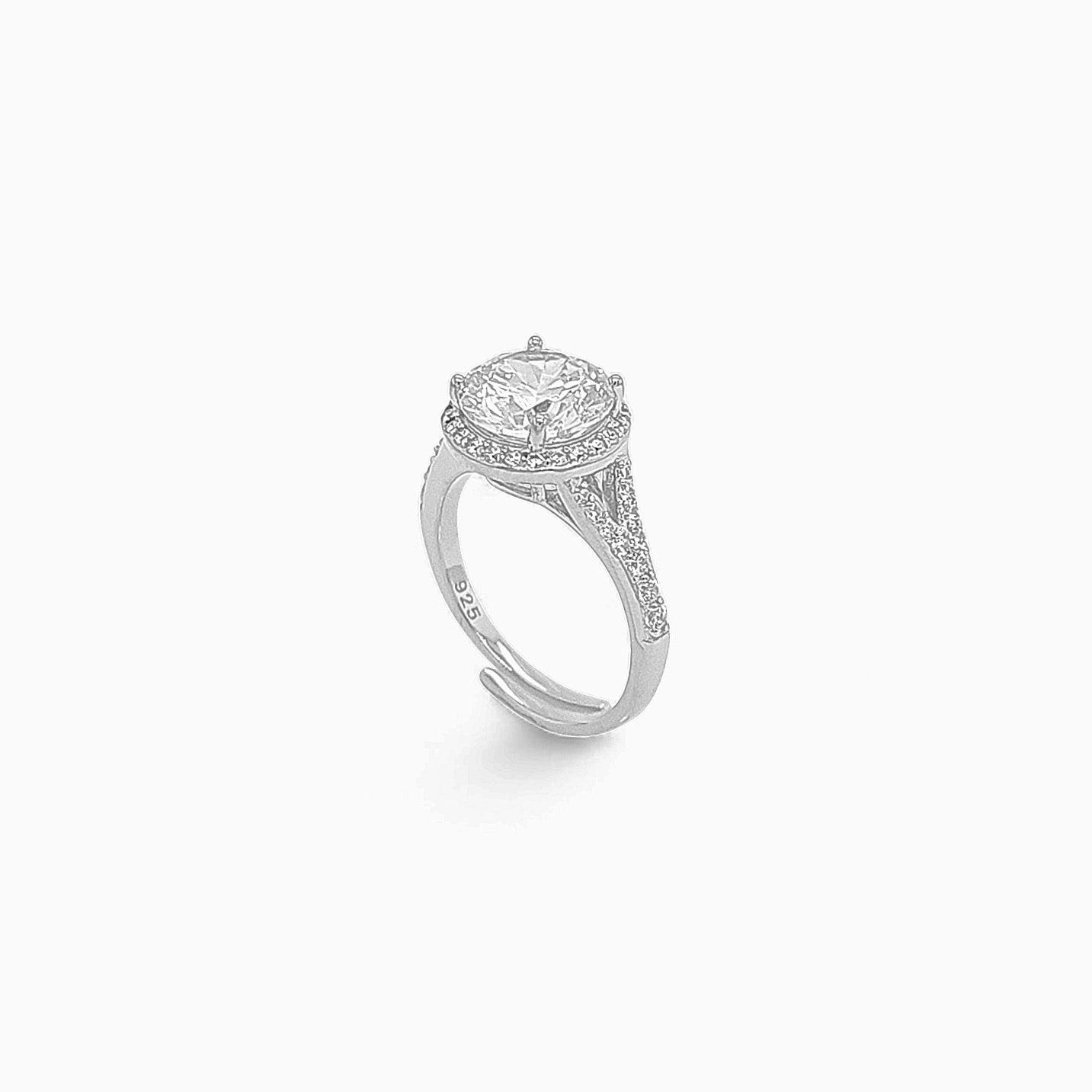 Solare Engaged Round Eternity Band view 2