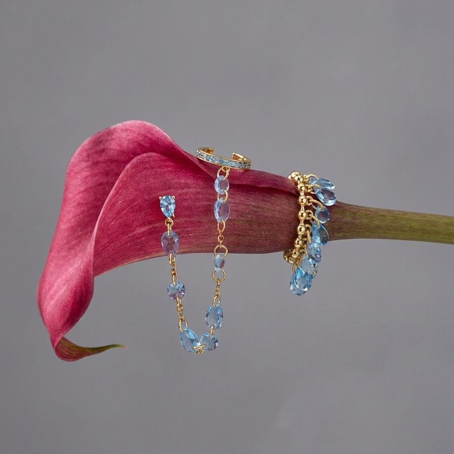Incanto Briolette zirconia Cocktail Ring view 8