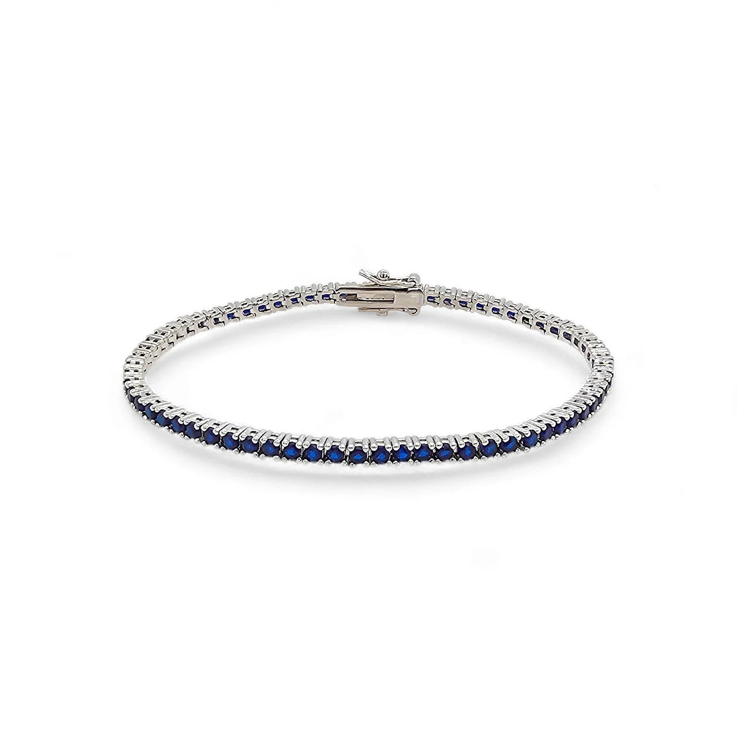 Bella Mini Square Tennis Tennis Bracelet view 4
