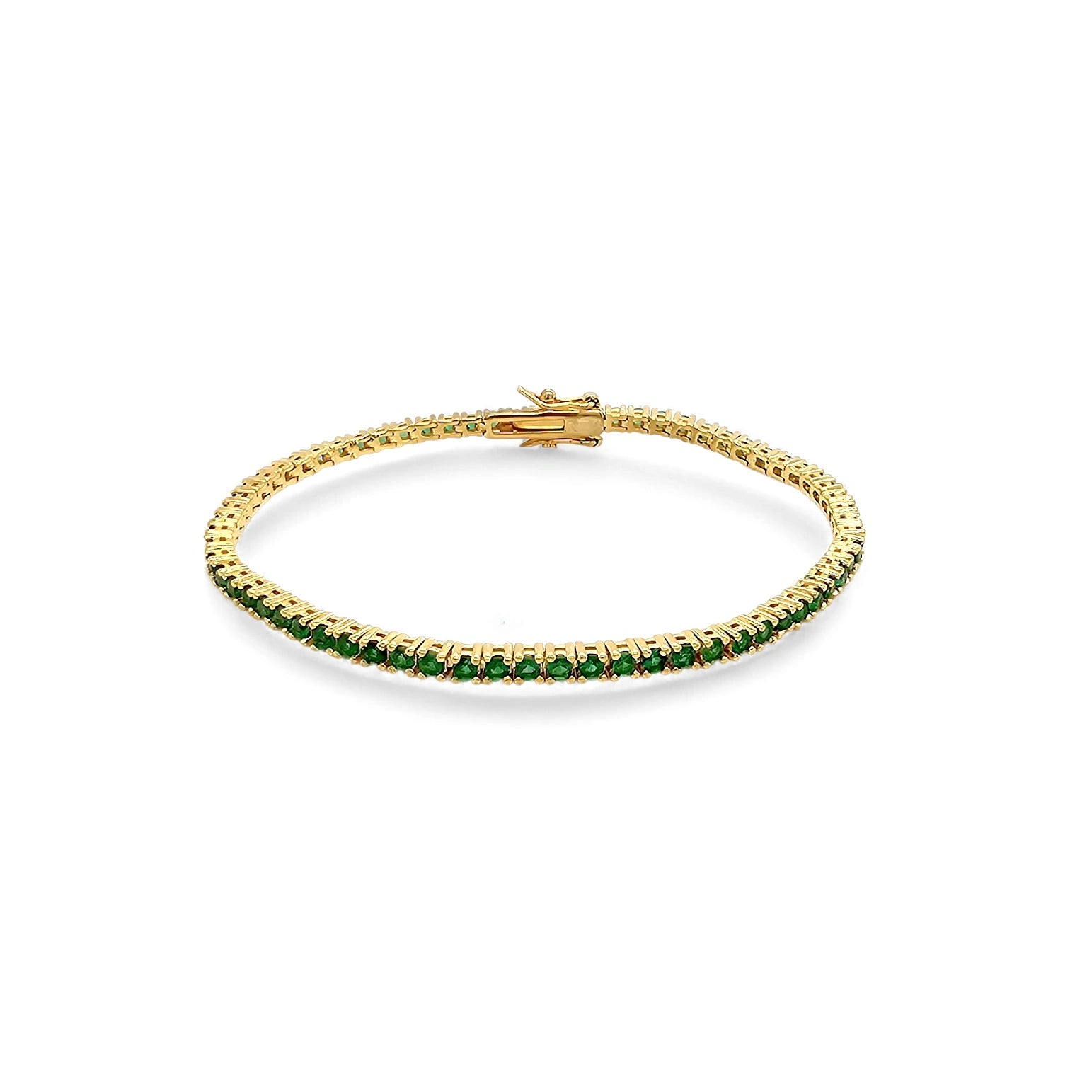 Bella Mini Square Tennis Tennis Bracelet view 6