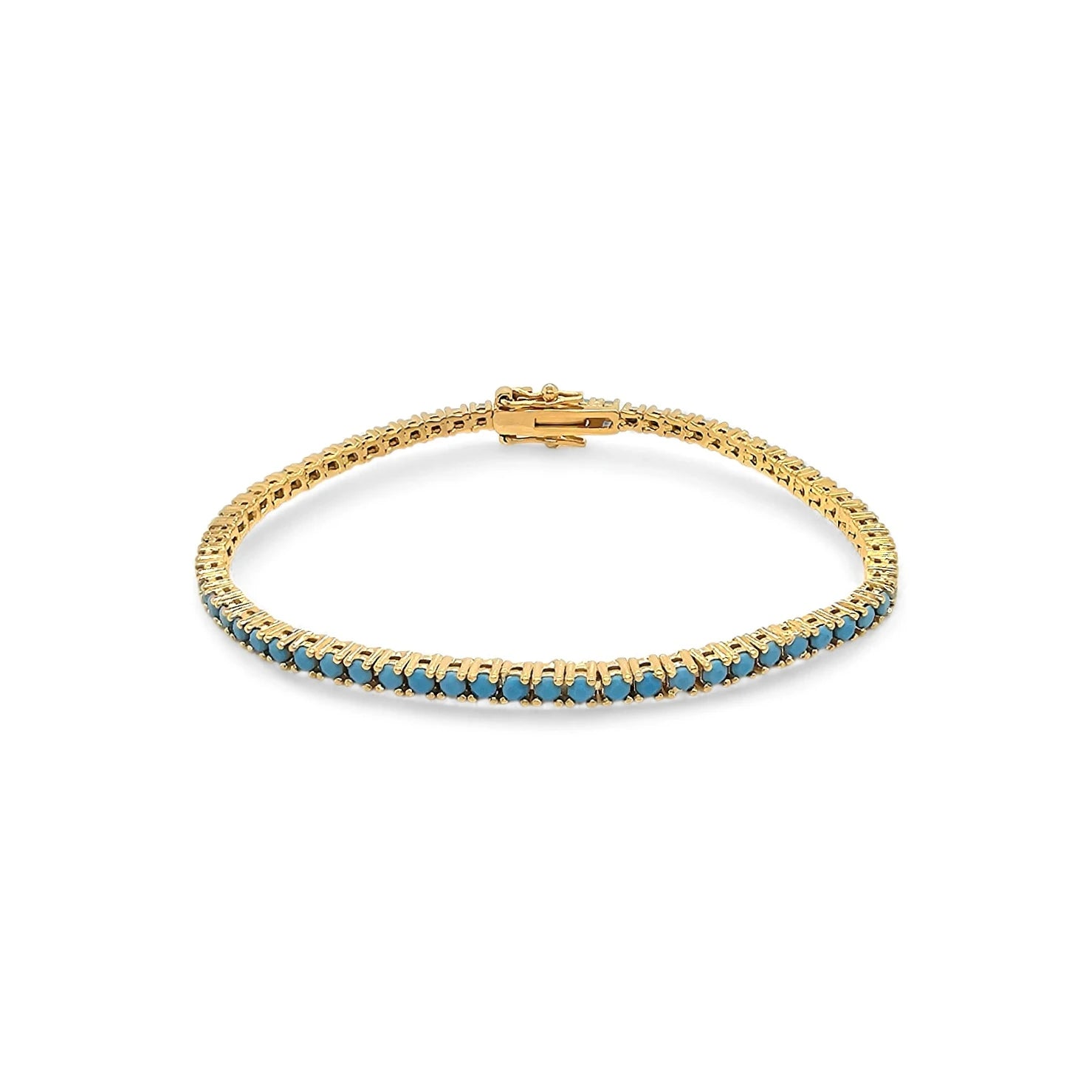 Bella Mini Square Tennis Tennis Bracelet view 10