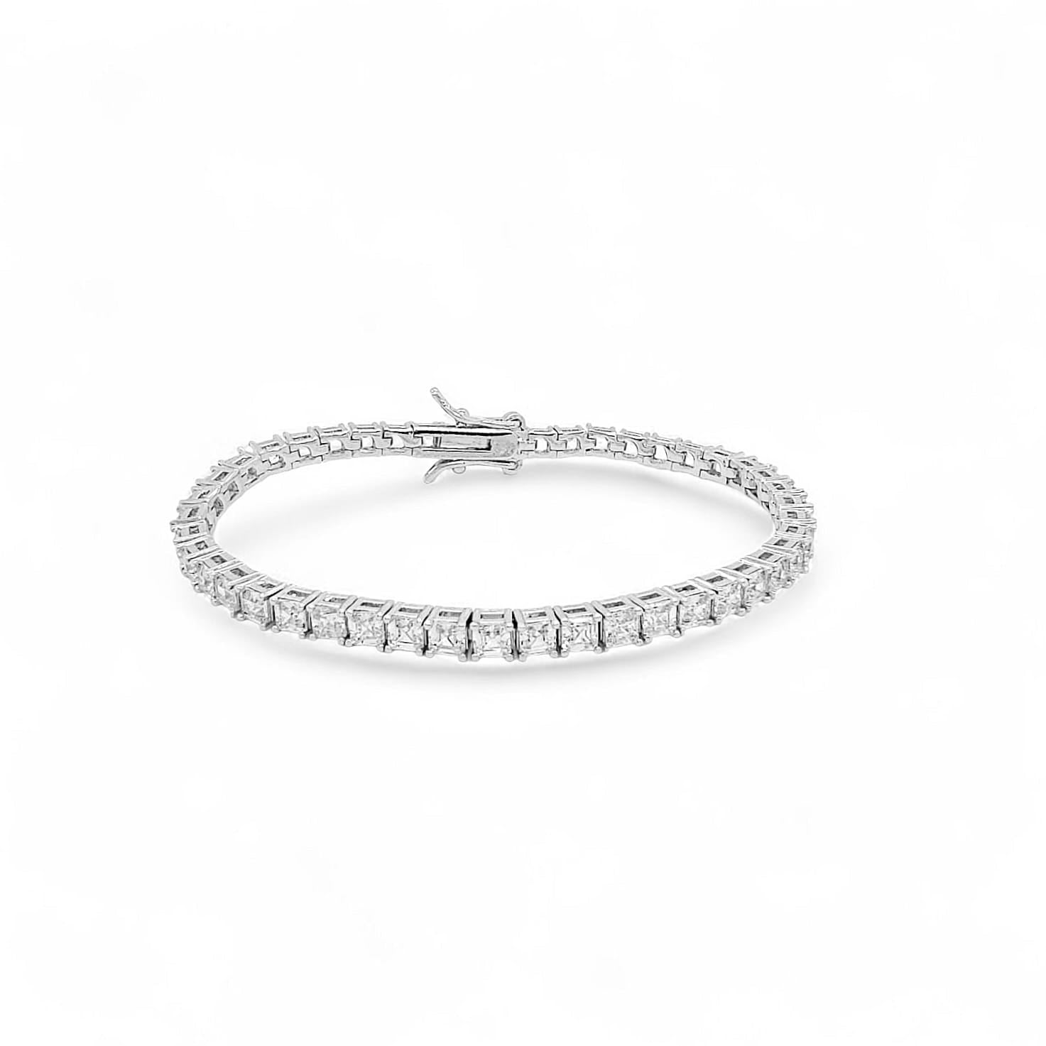 Fiore Square princess tennis Tennis Bracelet view 3