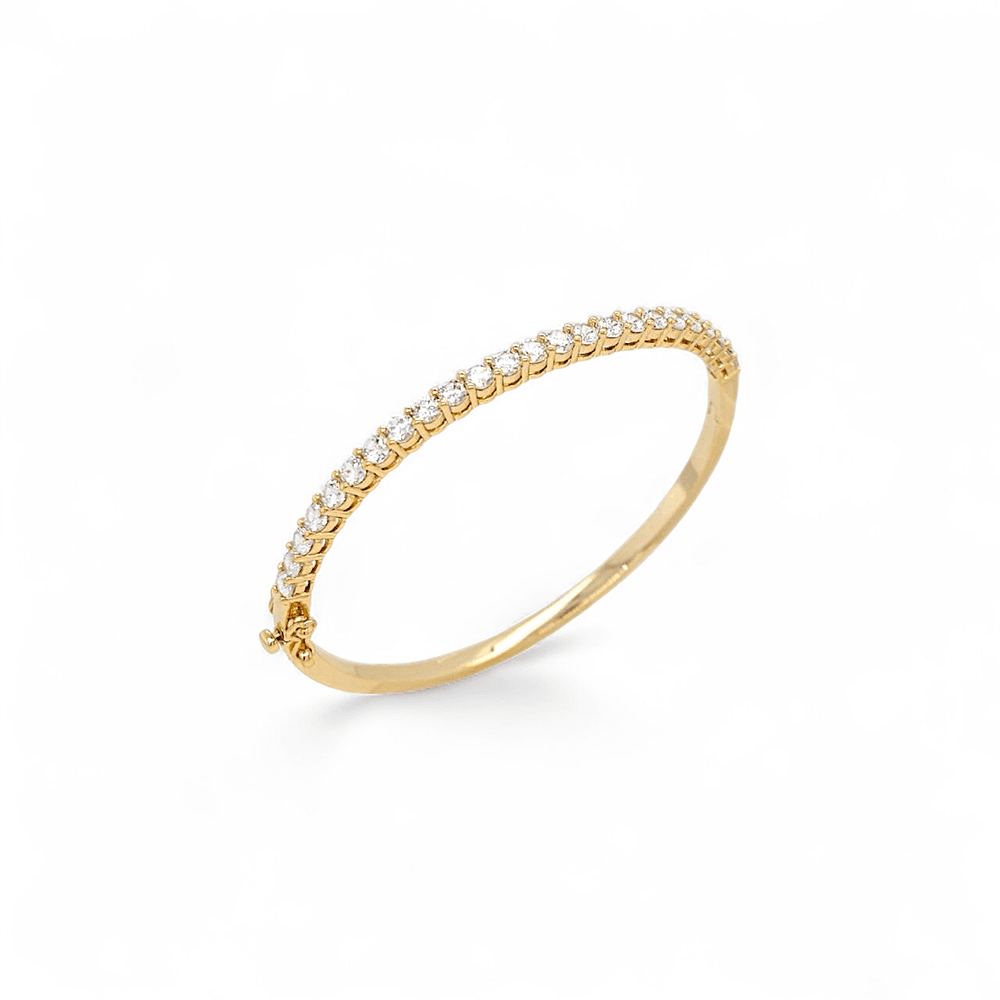 Serena Viena Cuff Bangle in Gold - 18K Gold Plated Wholesale Jewelry