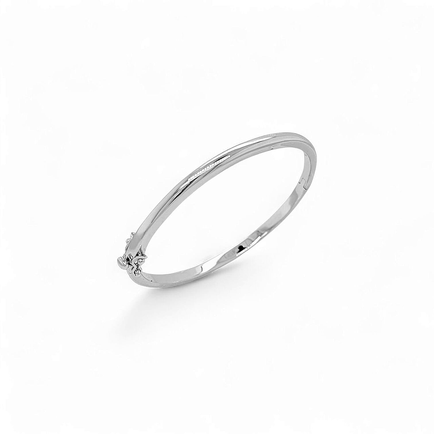 Aria Italy plain Cuff Bangle view 3